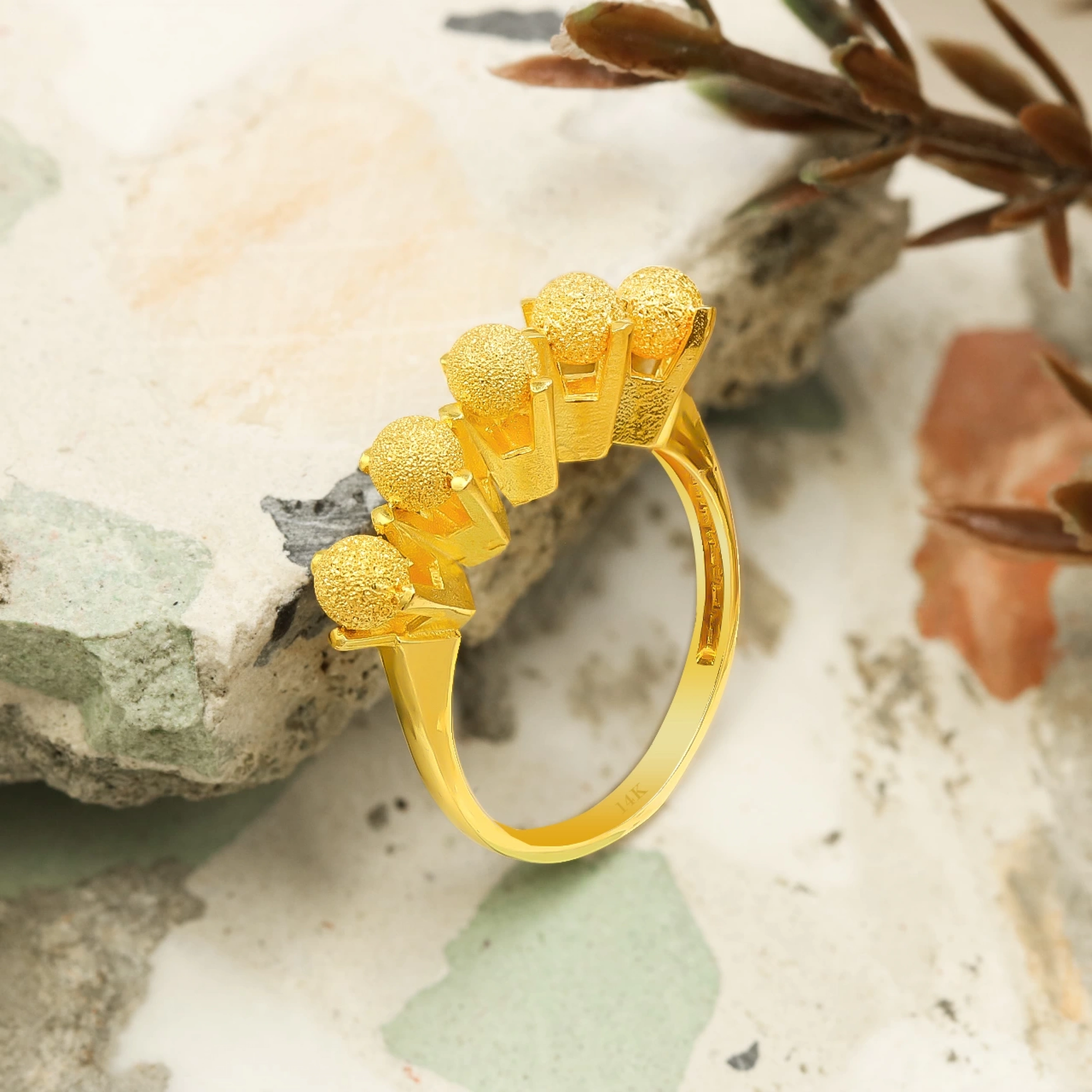 Beştaş Dorika 14 Ayar Altın Yüzük