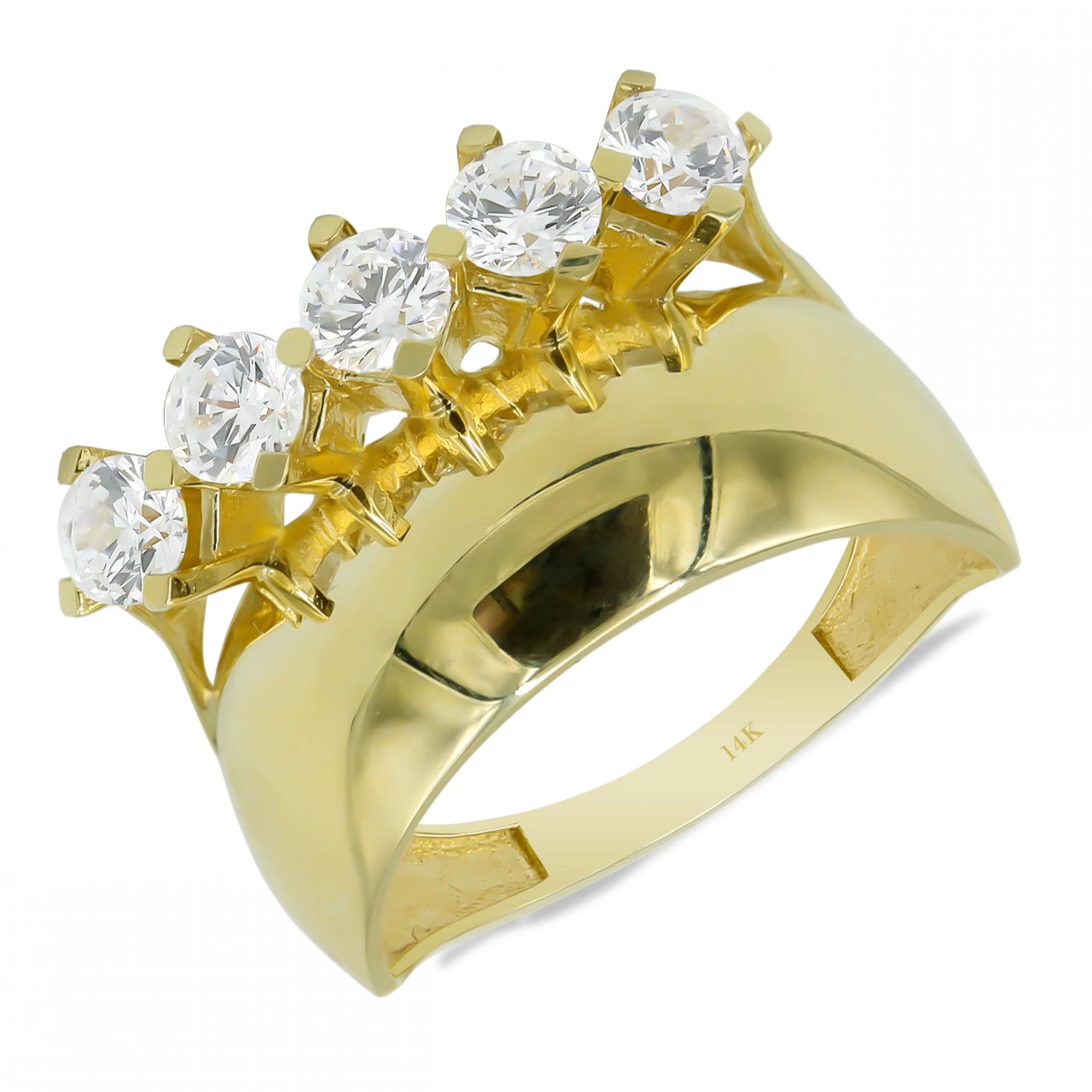 Beştaş Klasik Alyanslı 14 Ayar Altın Yüzük