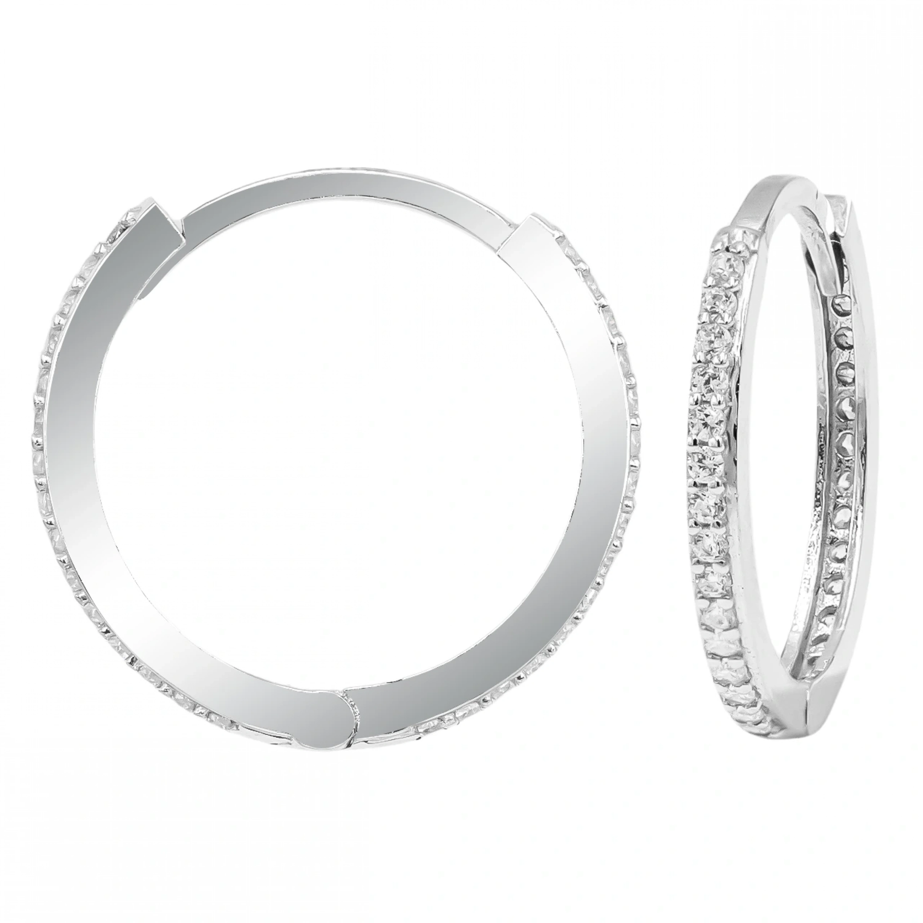 Tam Tur 14 Ayar Halka Altın Küpe