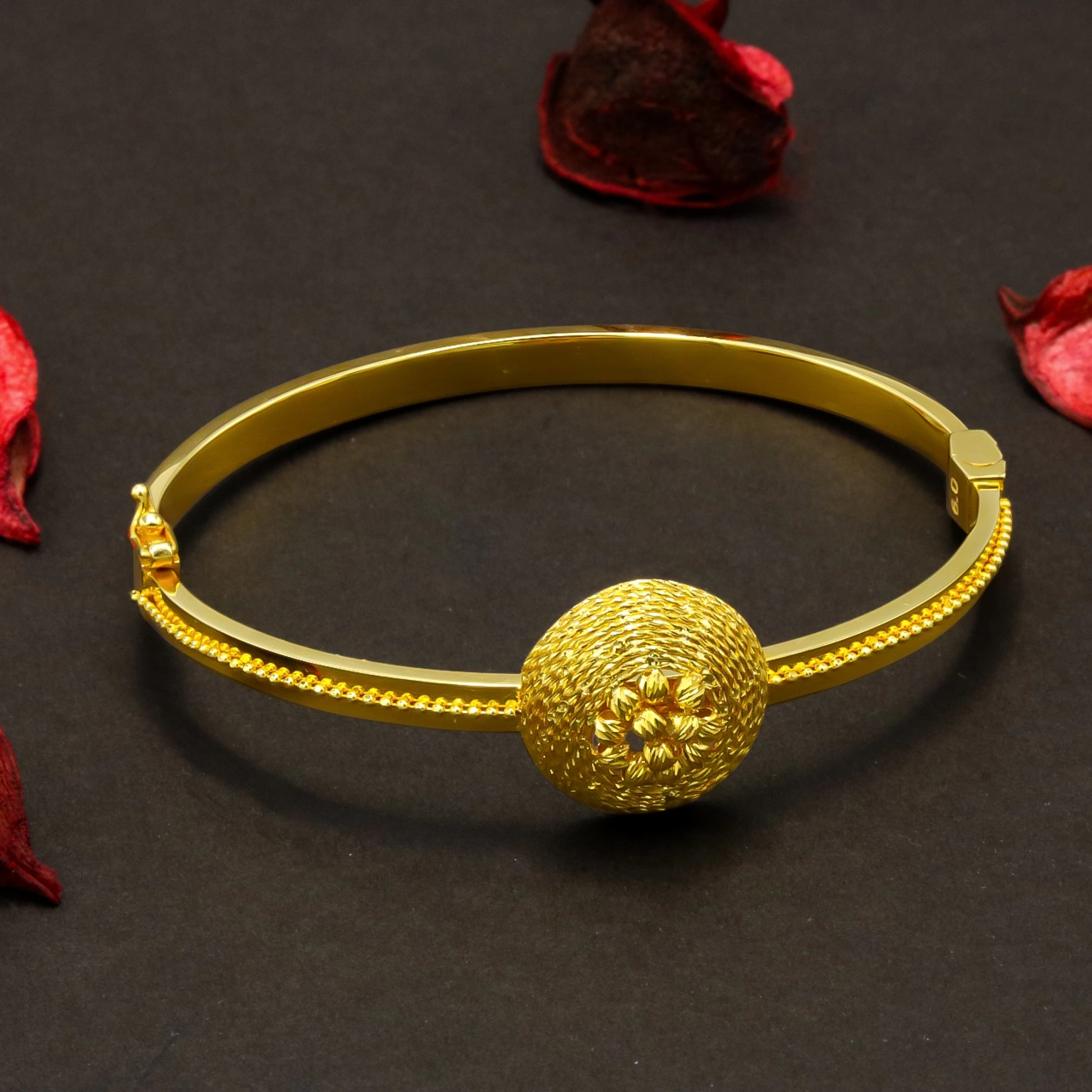 Beypazarı Dorika Toplu 14 Ayar Kelepçe Bilezik