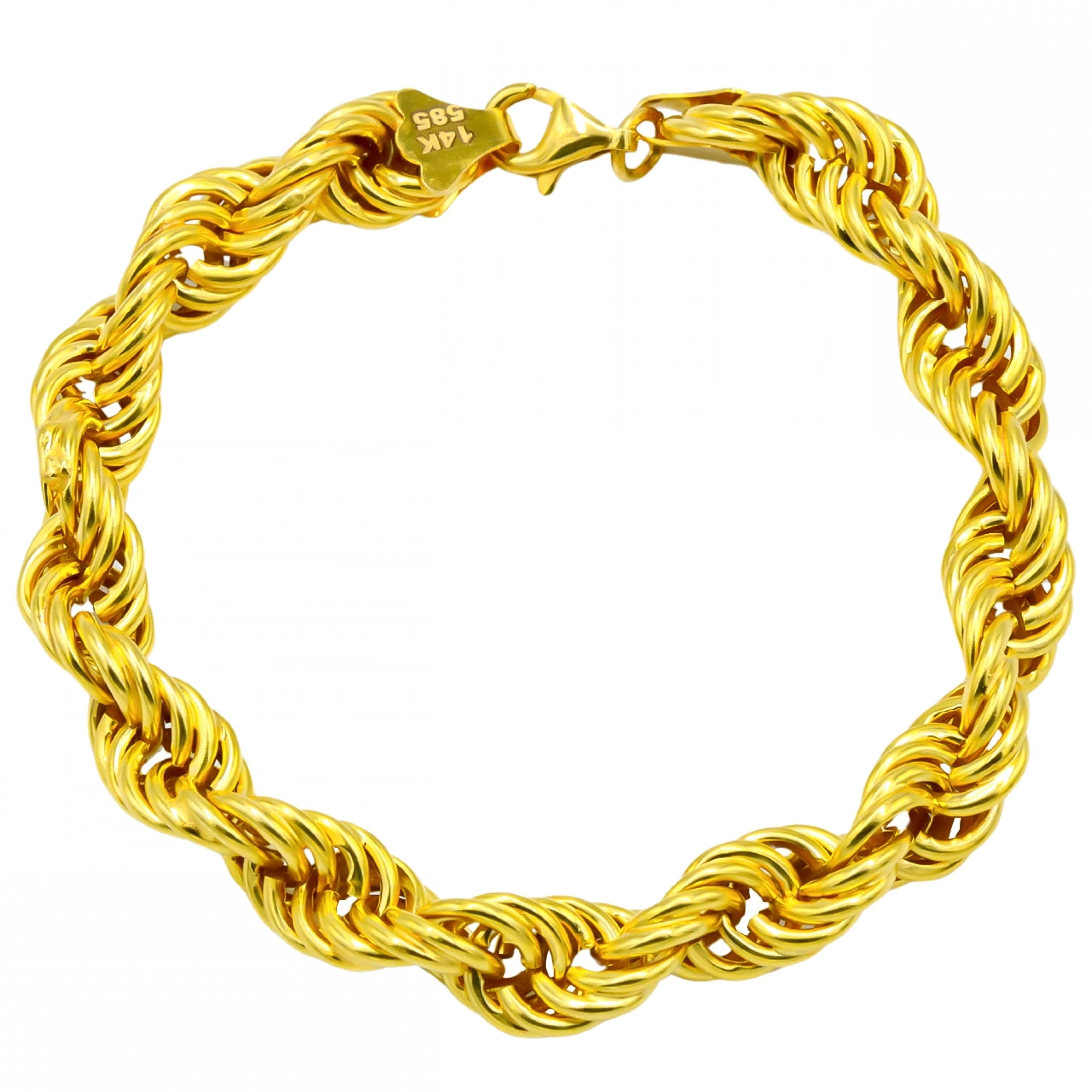 Burgu 14 Ayar Altın Bileklik