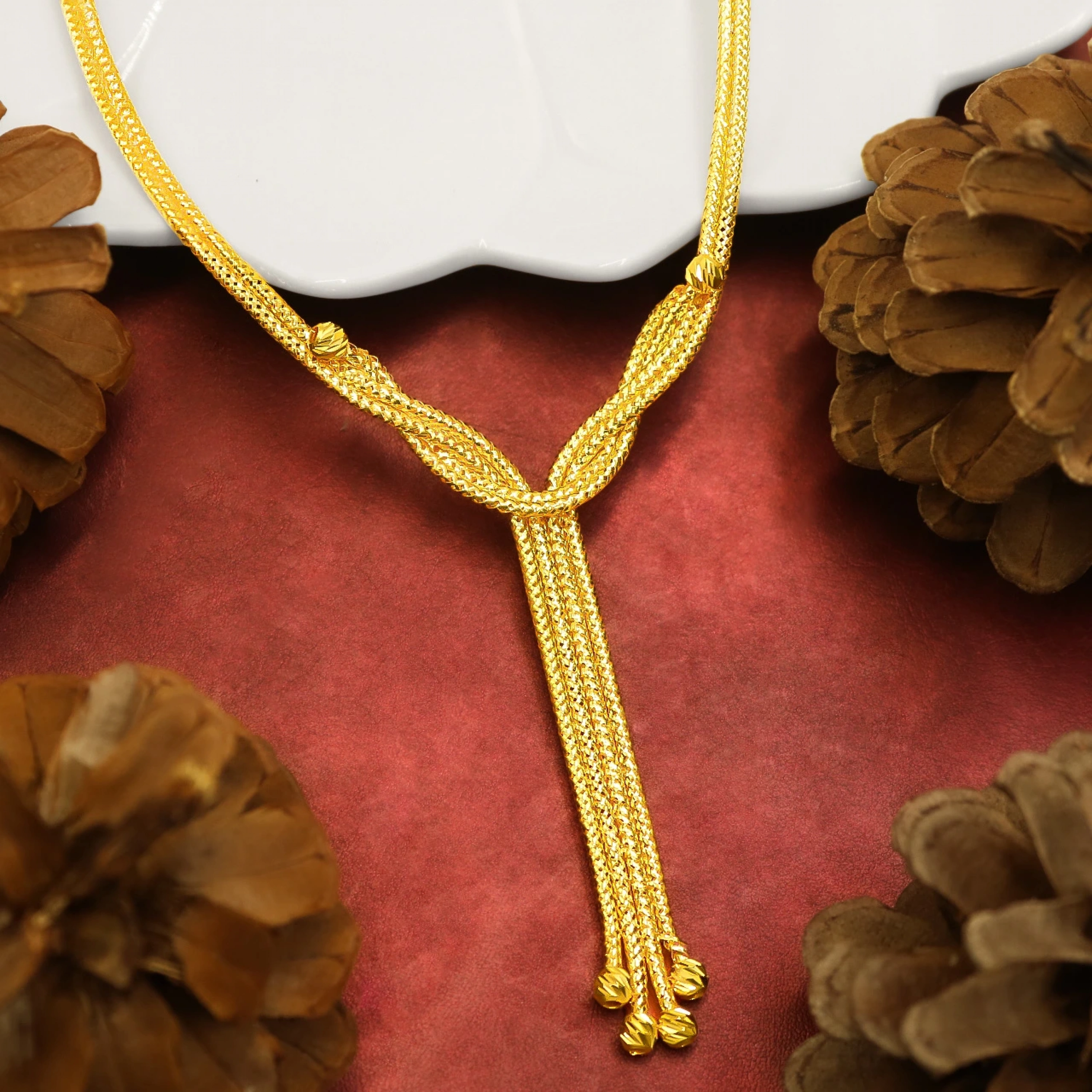 Sarmaşık Model Gerdanlık 14 Ayar Altın