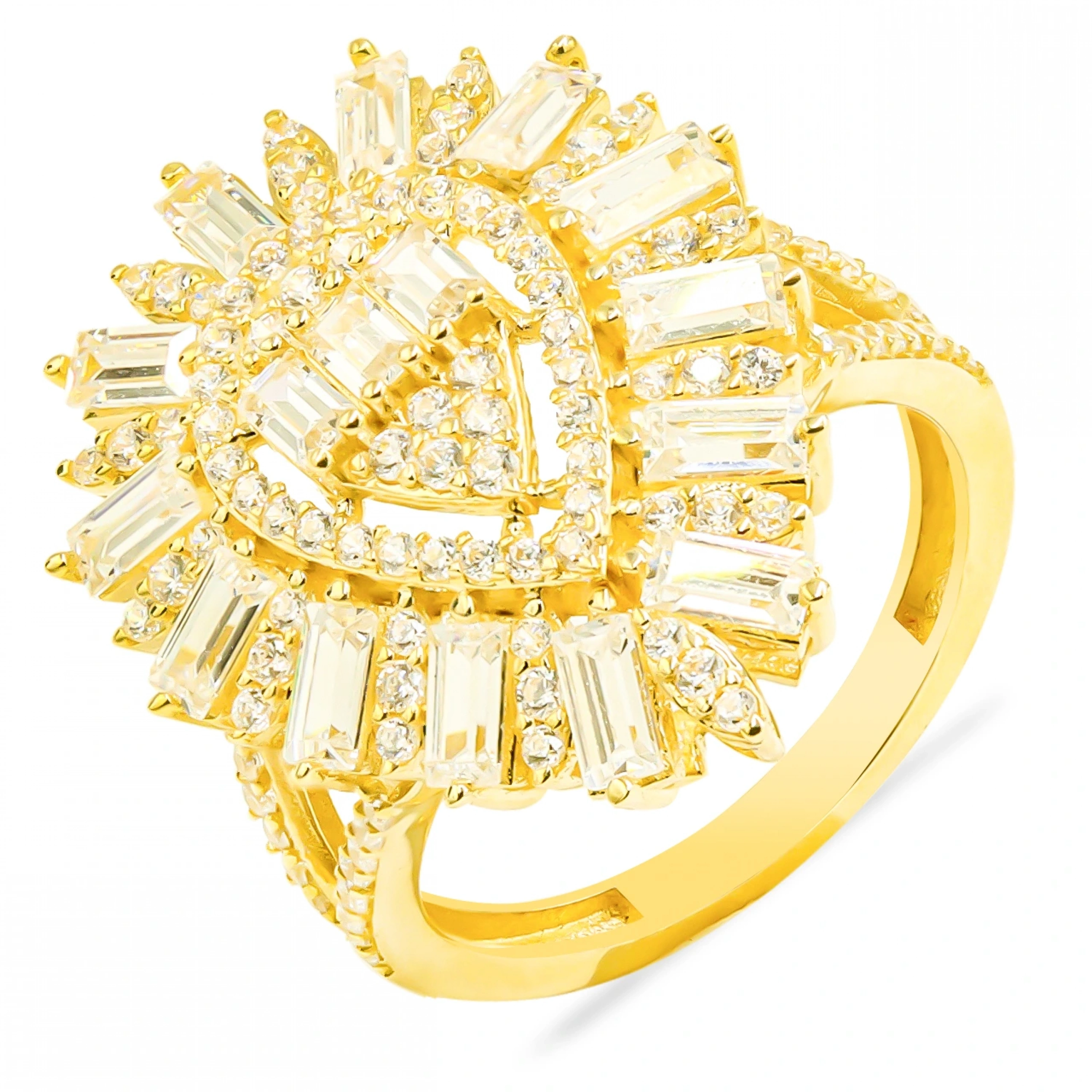 Büyük Baget 14 Ayar Altın Yüzük