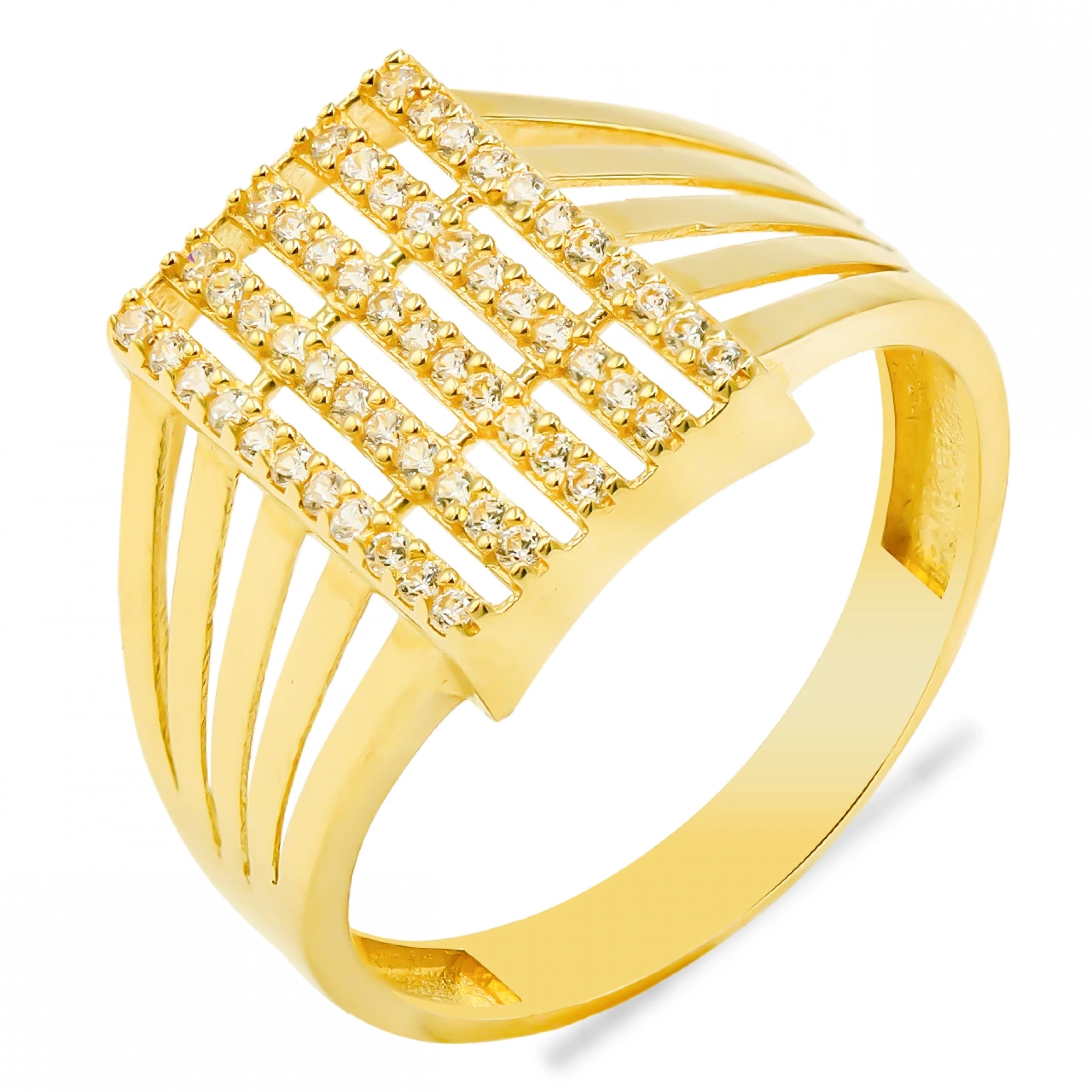 Baget Fantezi 14 Ayar Altın Yüzük