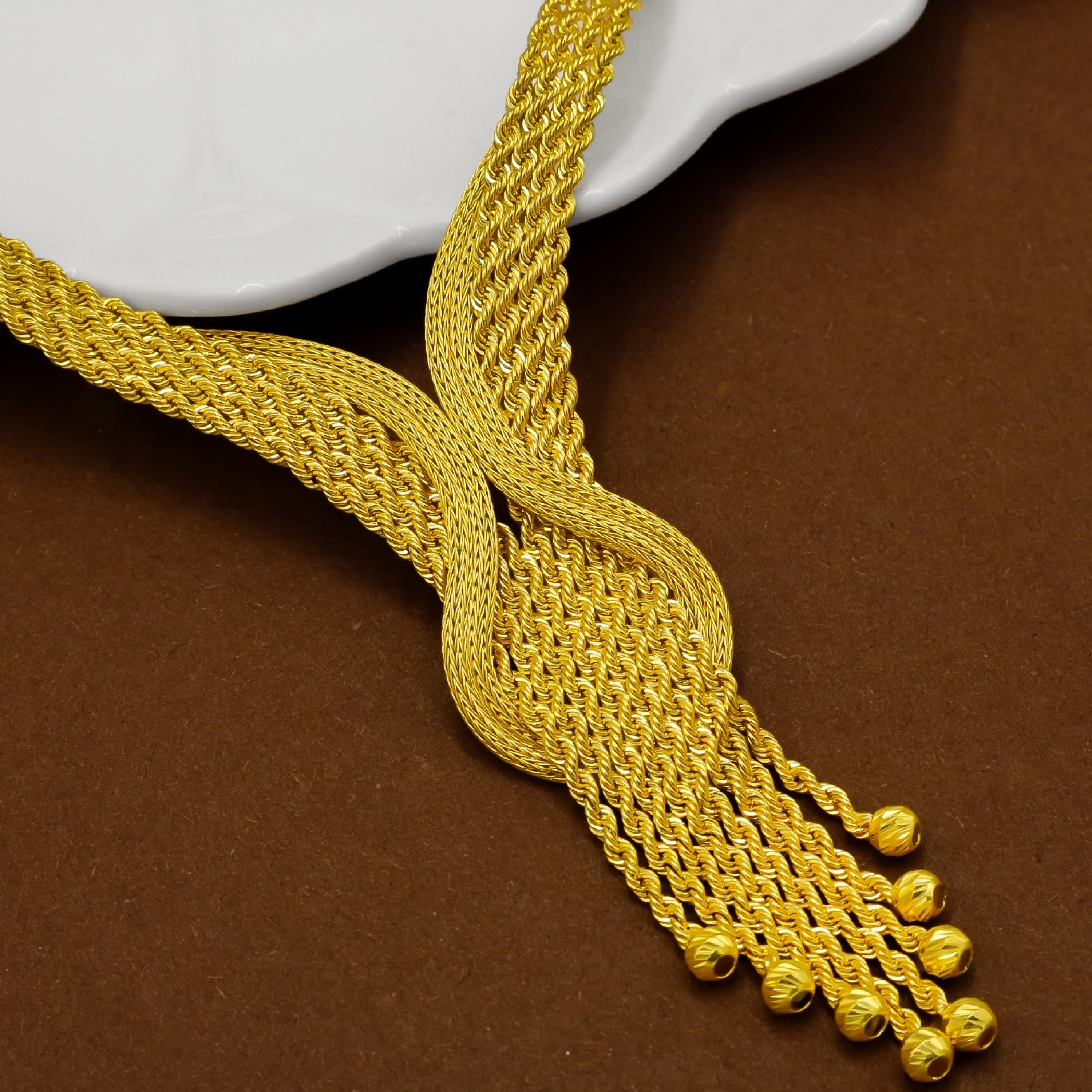 Çan Örgü 8 Ayar Altın Set