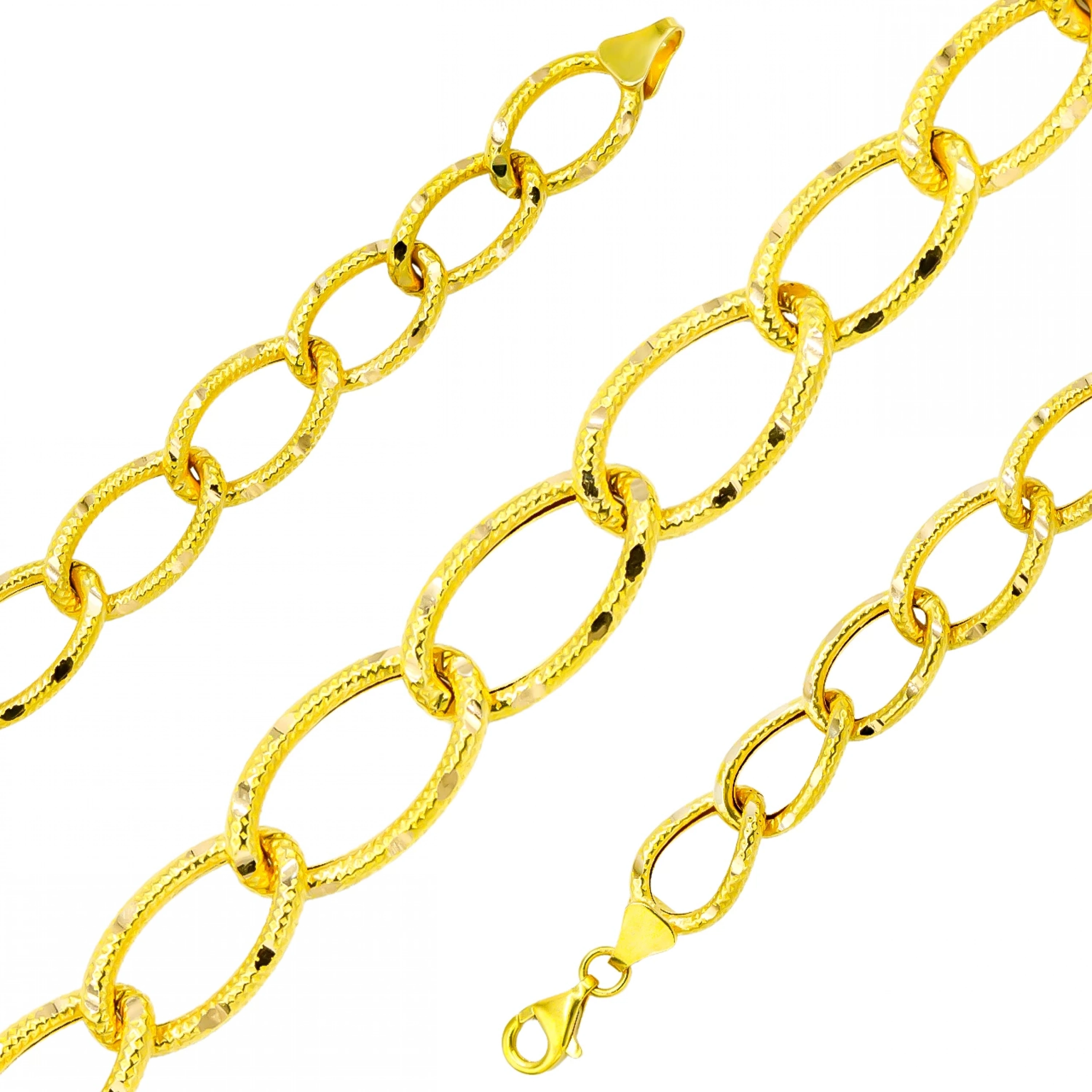 Halka 22 Ayar Altın Bileklik