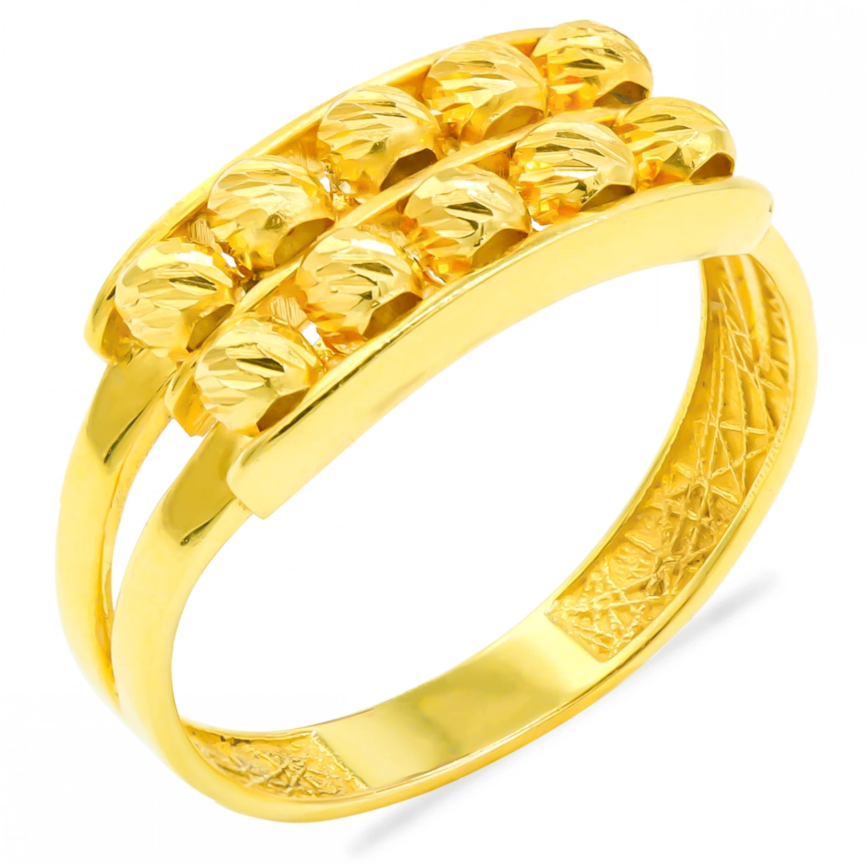 Dorika Kaburga 22 Ayar Altın Yüzük