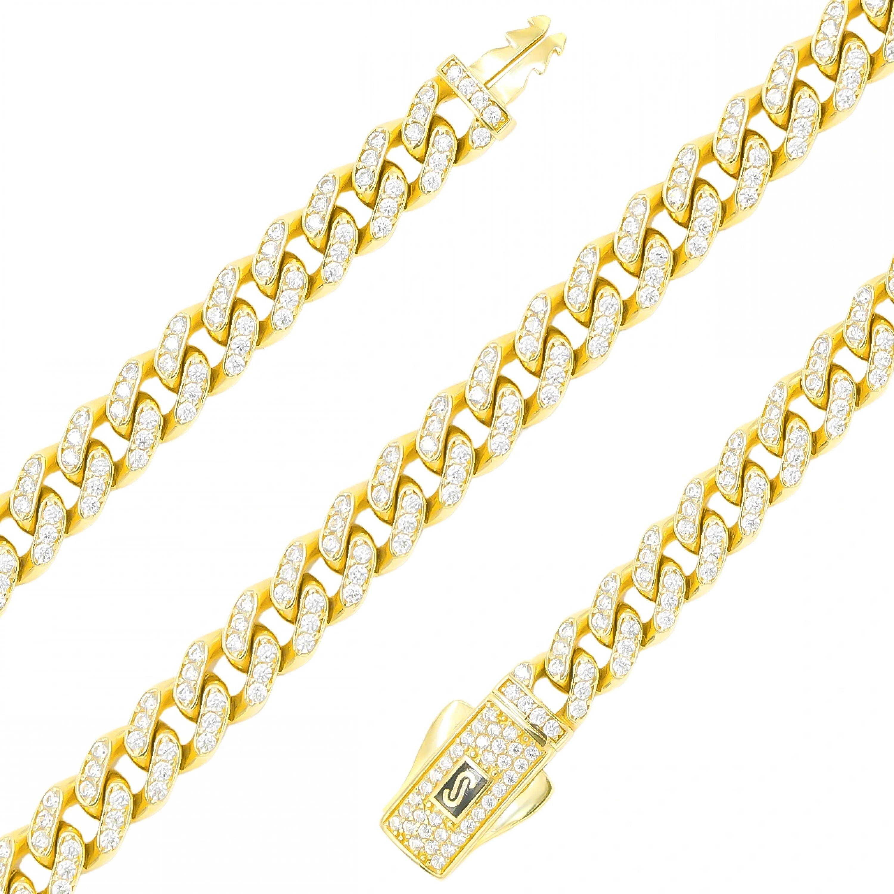 Taşlı Gurmet Model 14 Ayar Altın Bileklik