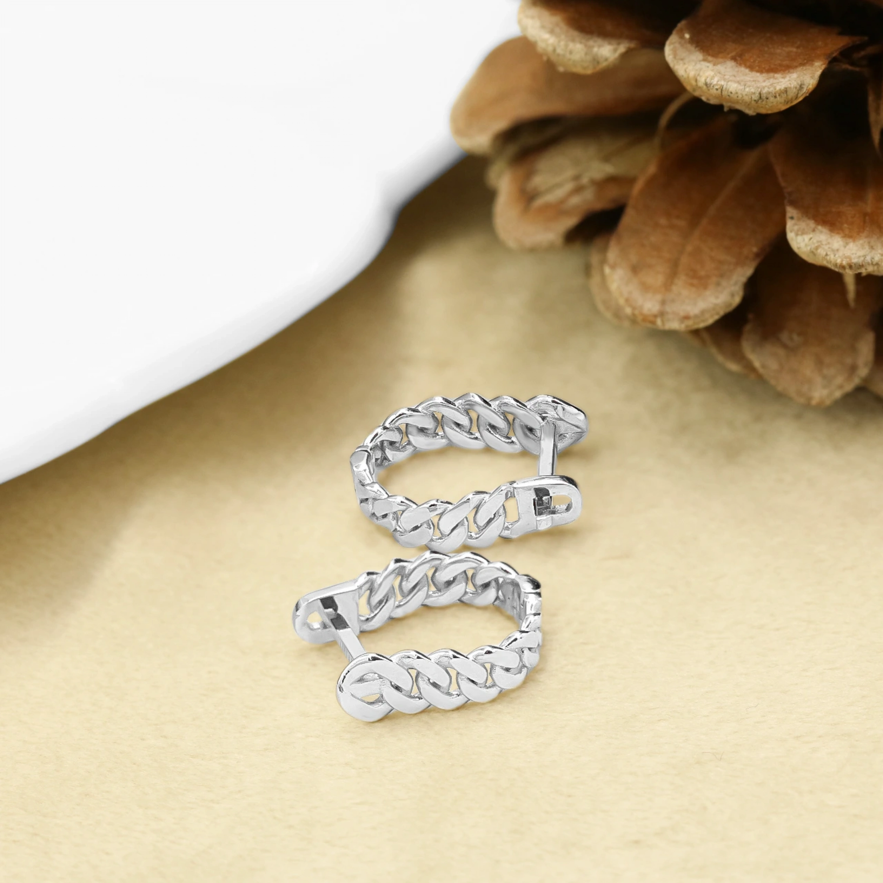 Gurmet 14 Ayar Klipsli Altın Küpe