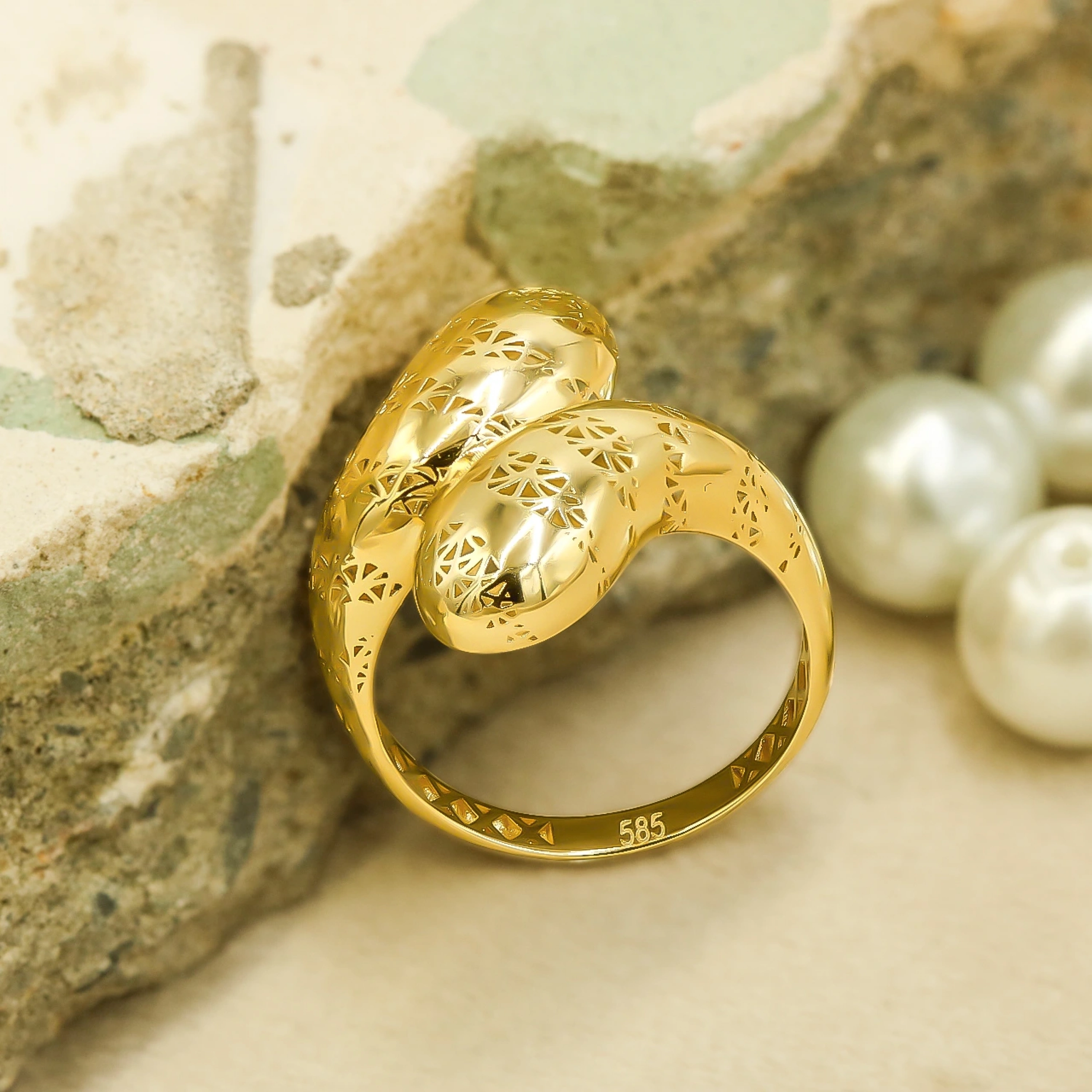 Özel Tasarım 14 Ayar Altın Yüzük