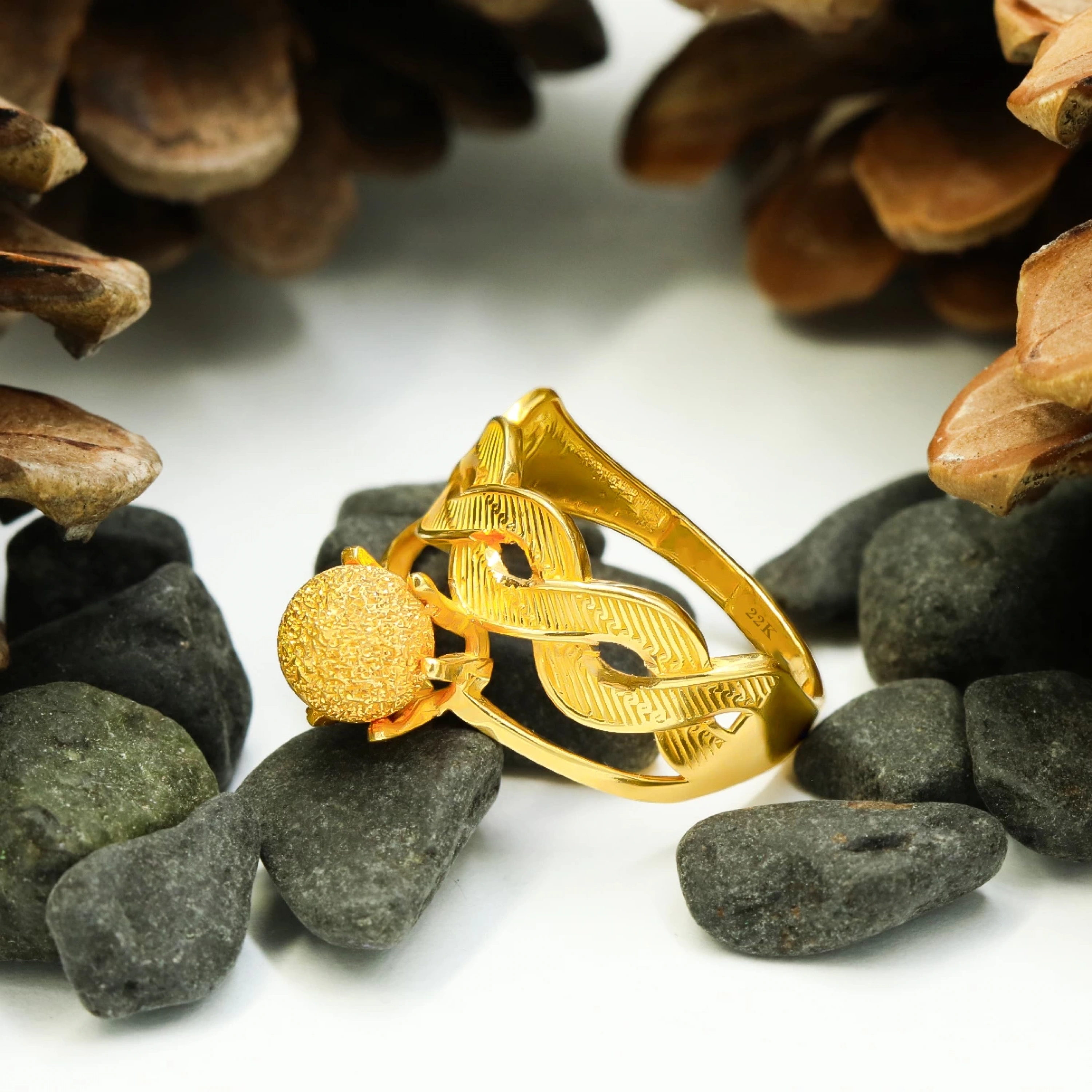 Tektaş Alyans Twin 22 Ayar Altın Yüzük