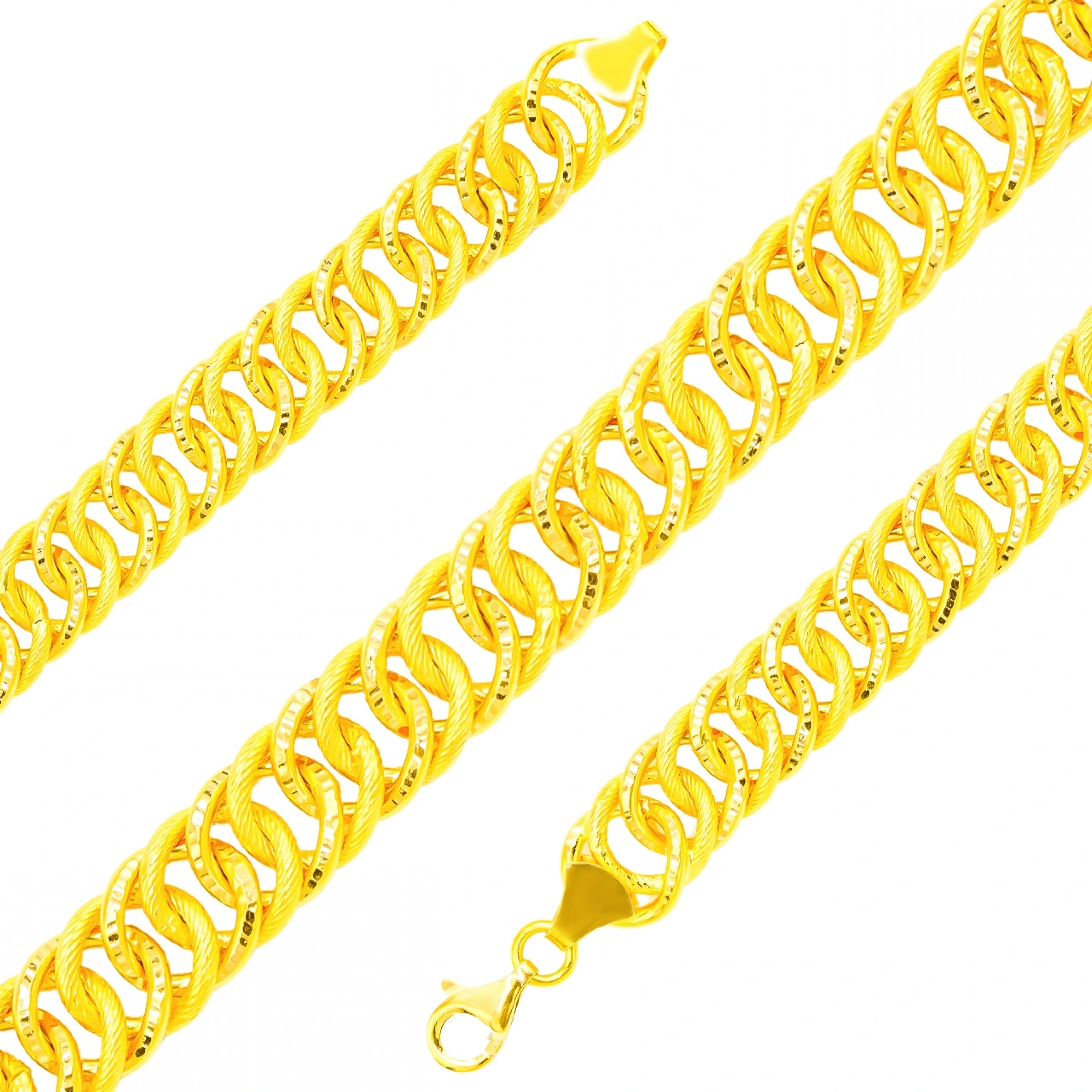 Dallas Model 22 Ayar Altın Bileklik