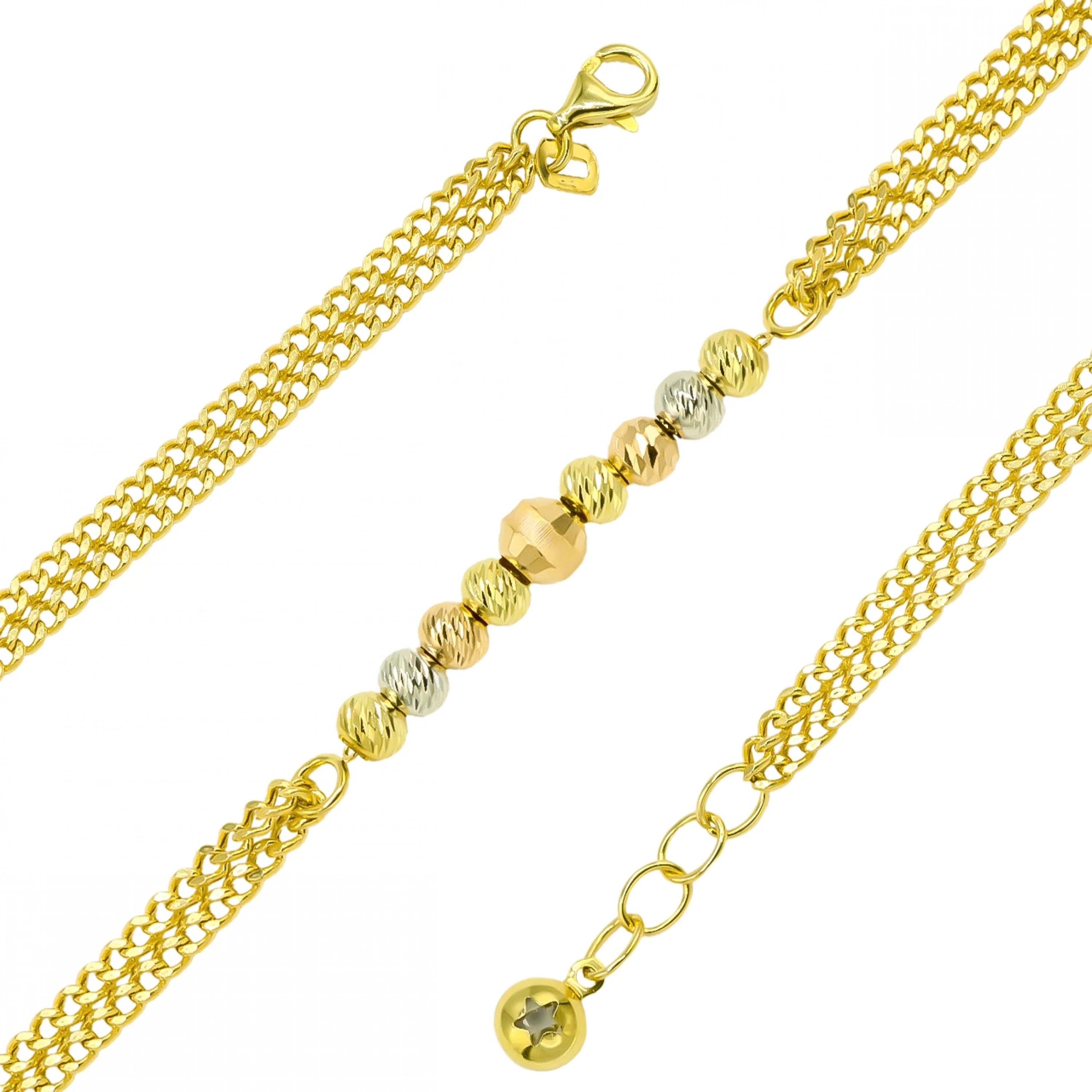 Dorika 14 Ayar Altın Bileklik