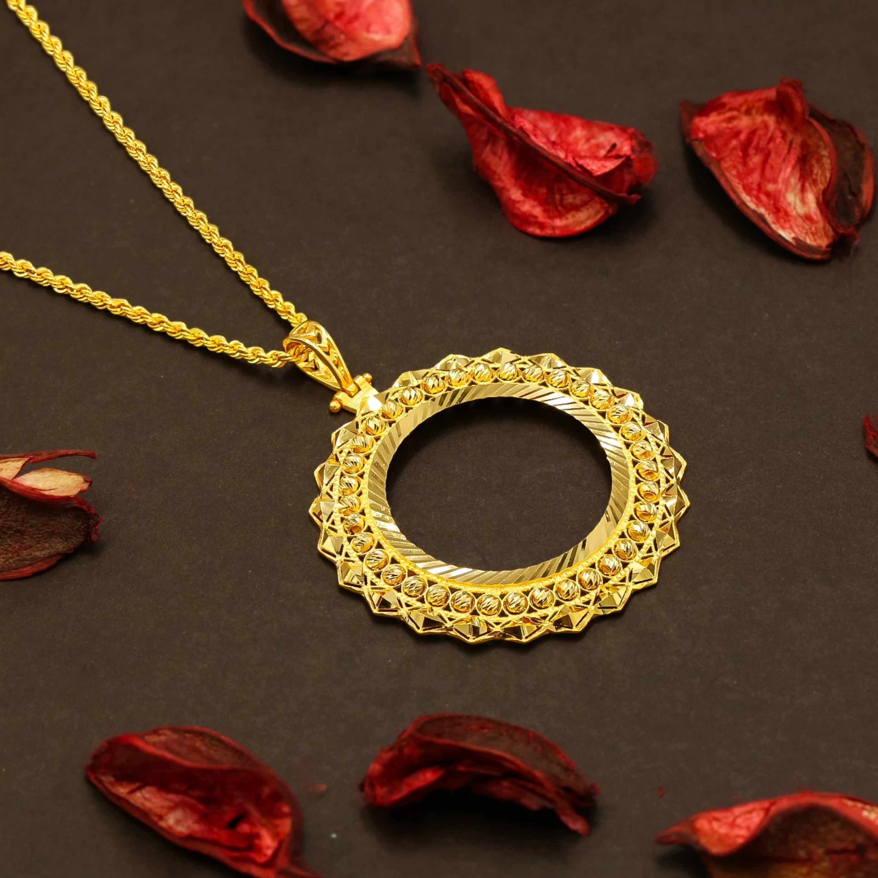 22 Ayar Tam Altın Çerçeve