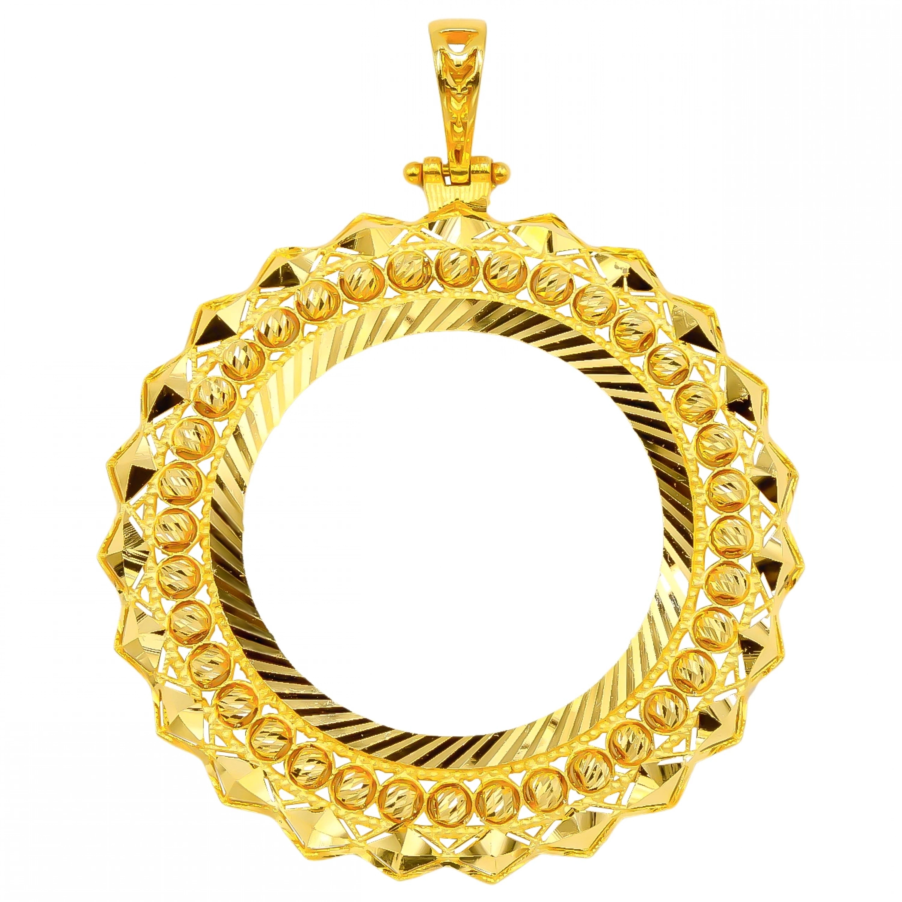 22 Ayar Tam Altın Çerçeve