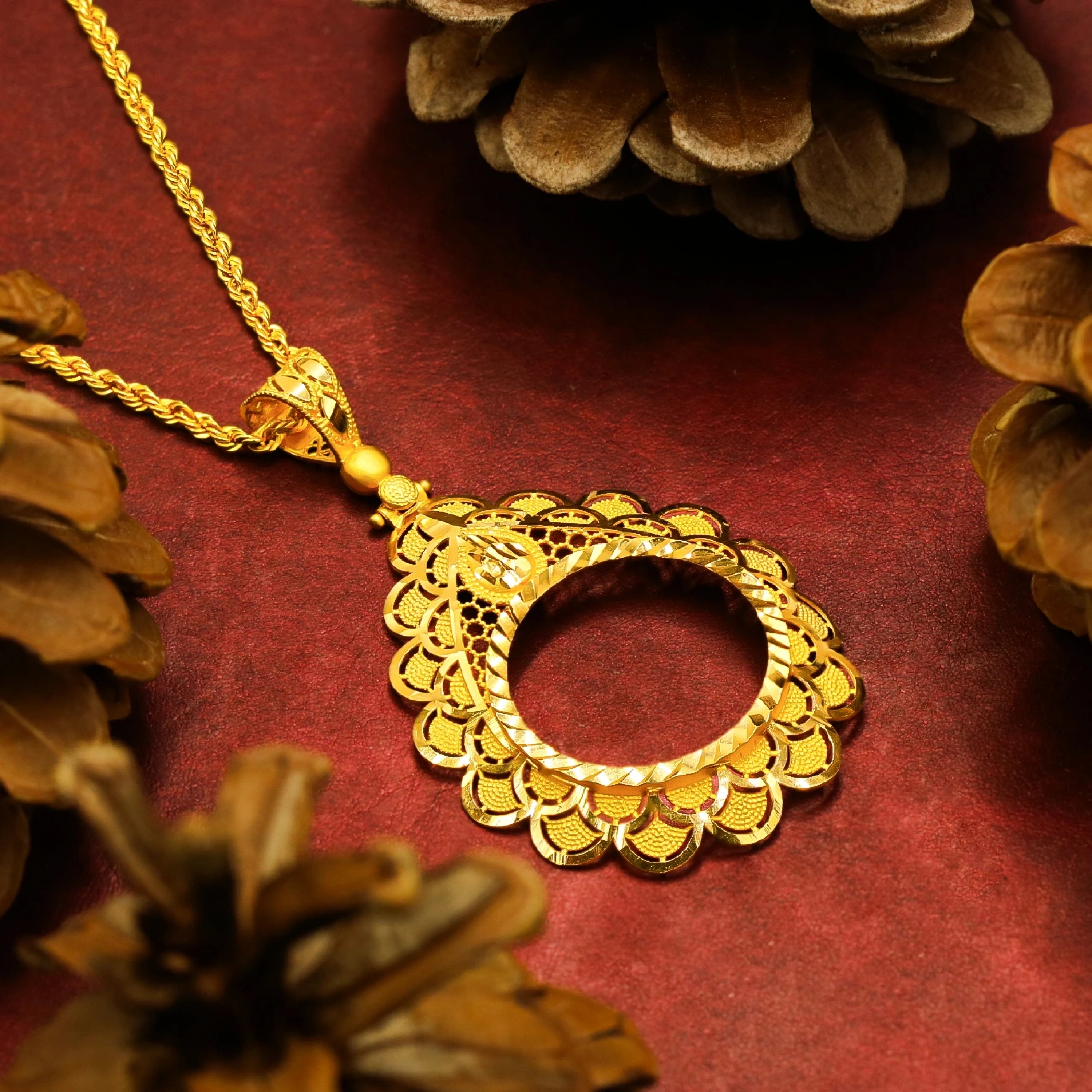 Telkari Yarım Altın 22 Ayar Çerçeve