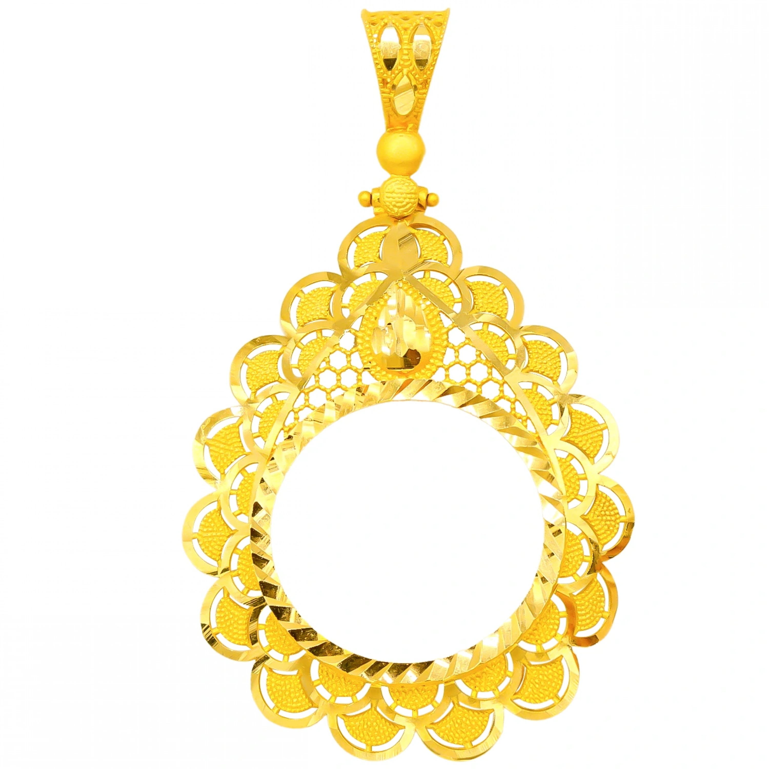 Telkari Yarım Altın 22 Ayar Çerçeve