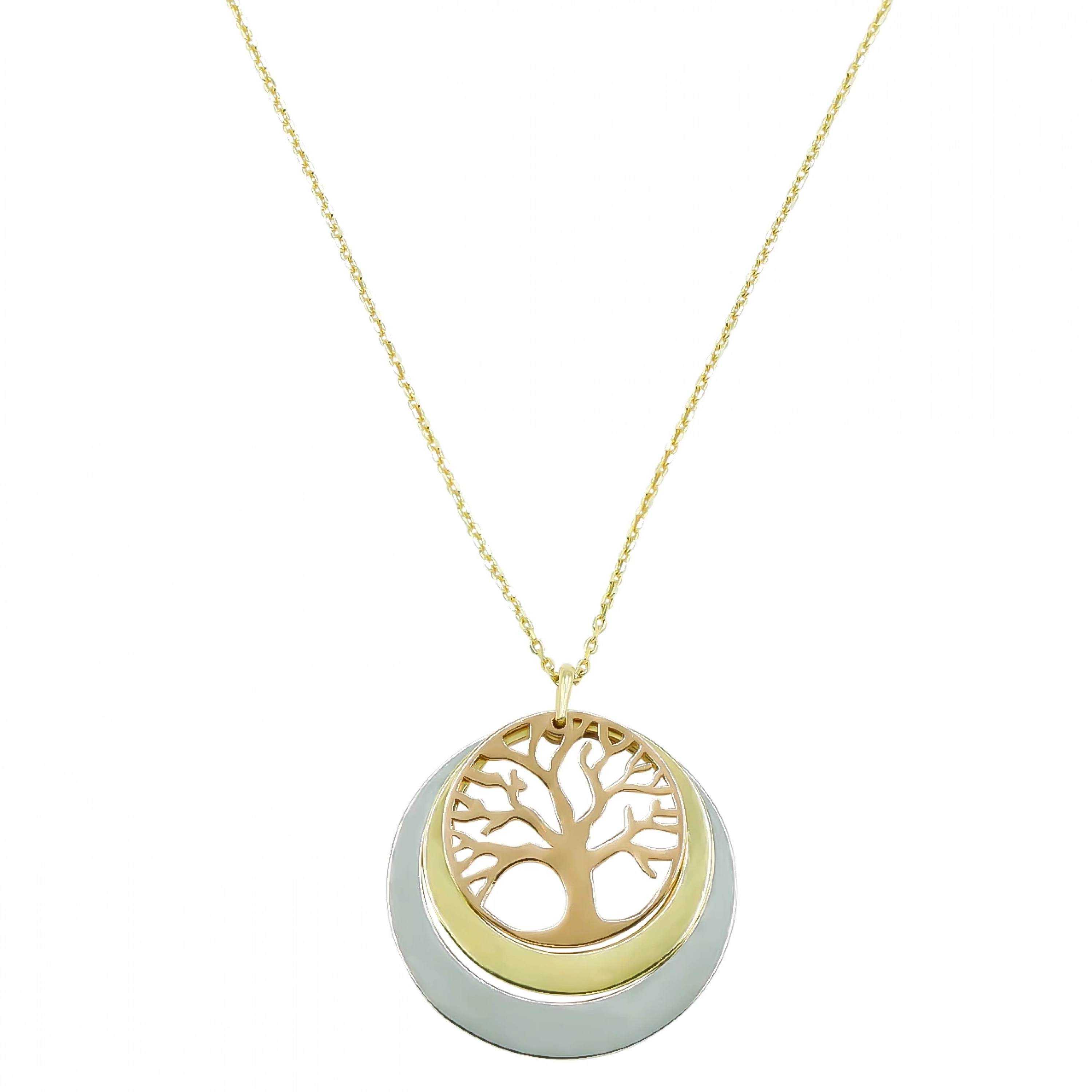 Hayat Ağacı 14 Ayar Altın Kolye