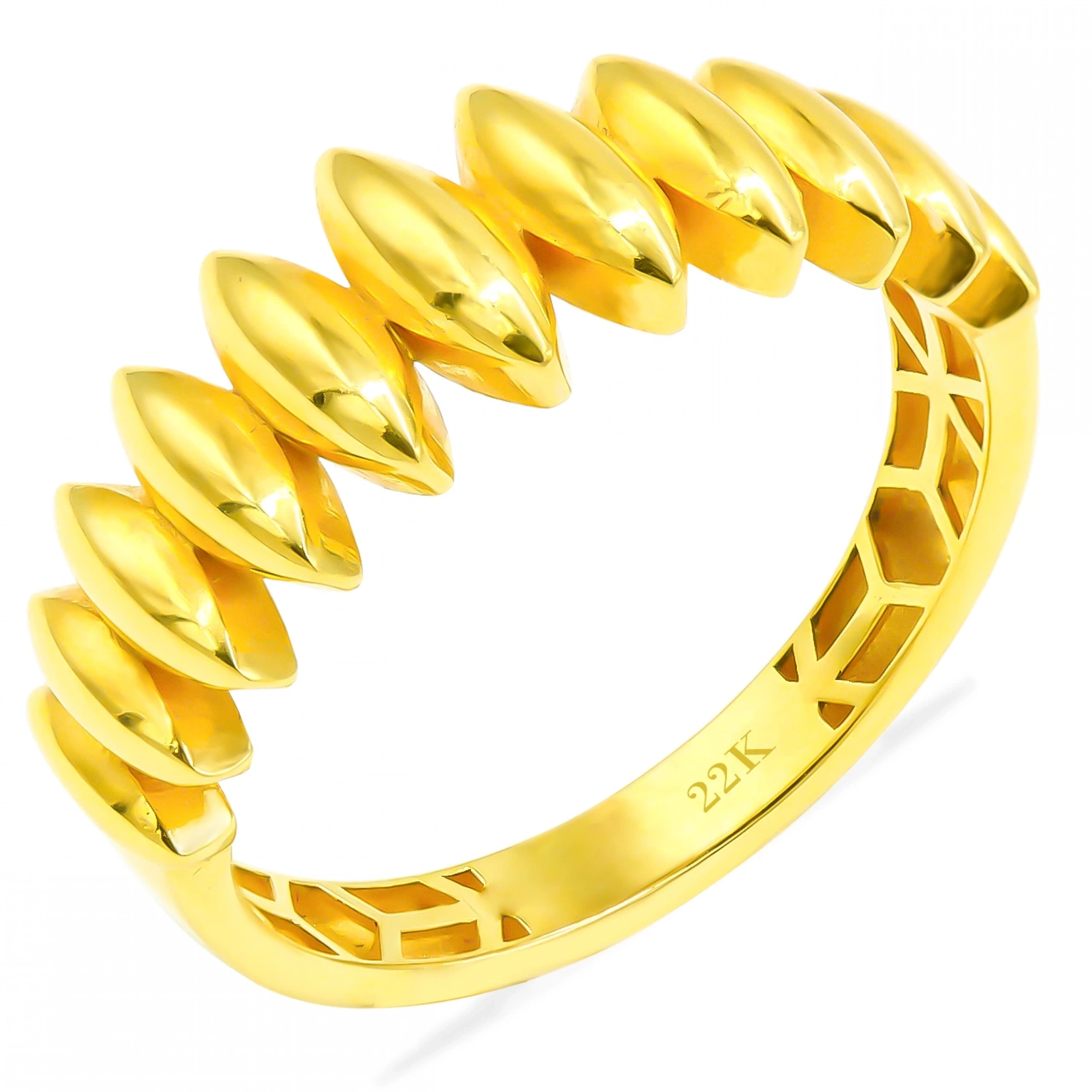 Özel Tasarım 22 Ayar Altın Yüzük