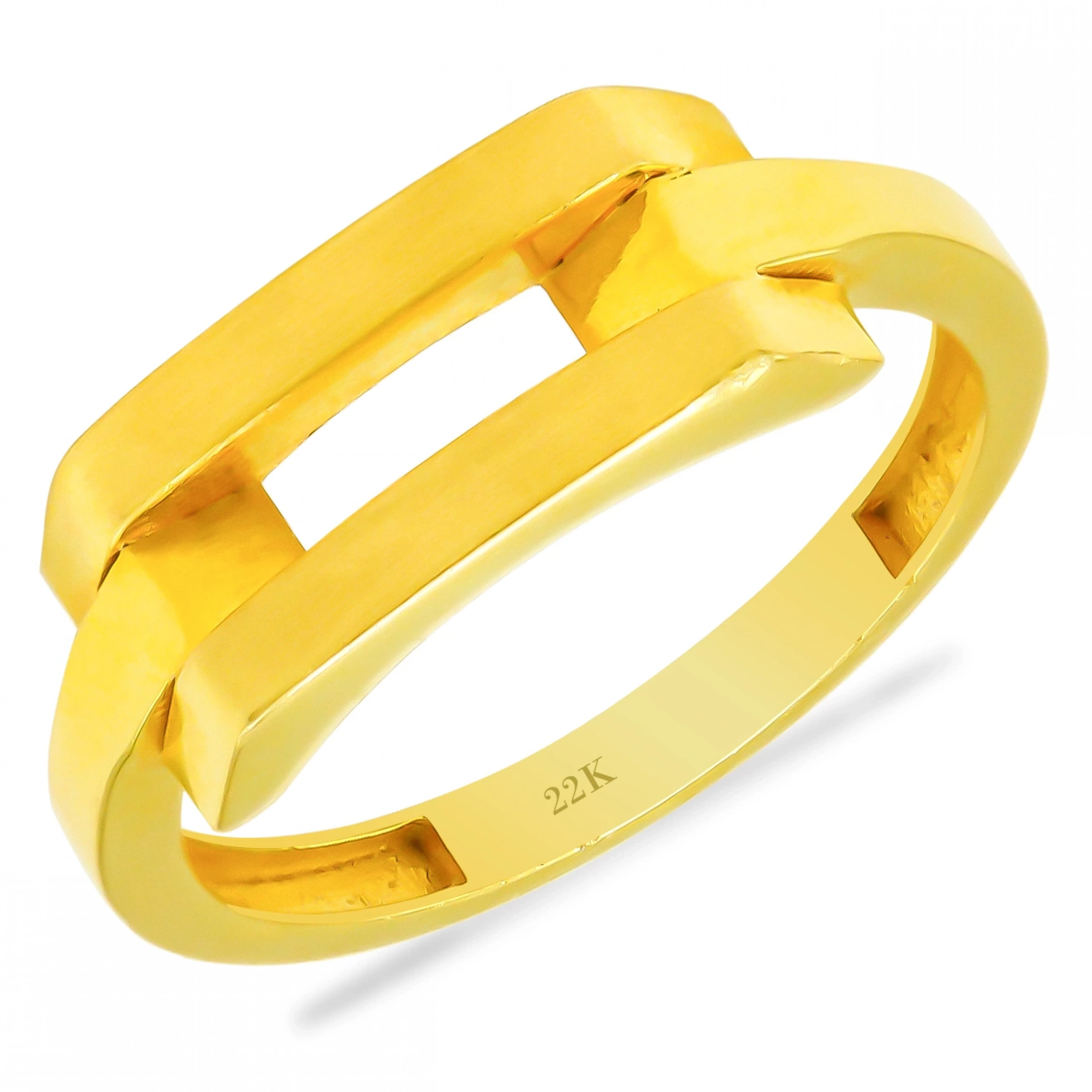 Kaburga 22 Ayar Altın Yüzük