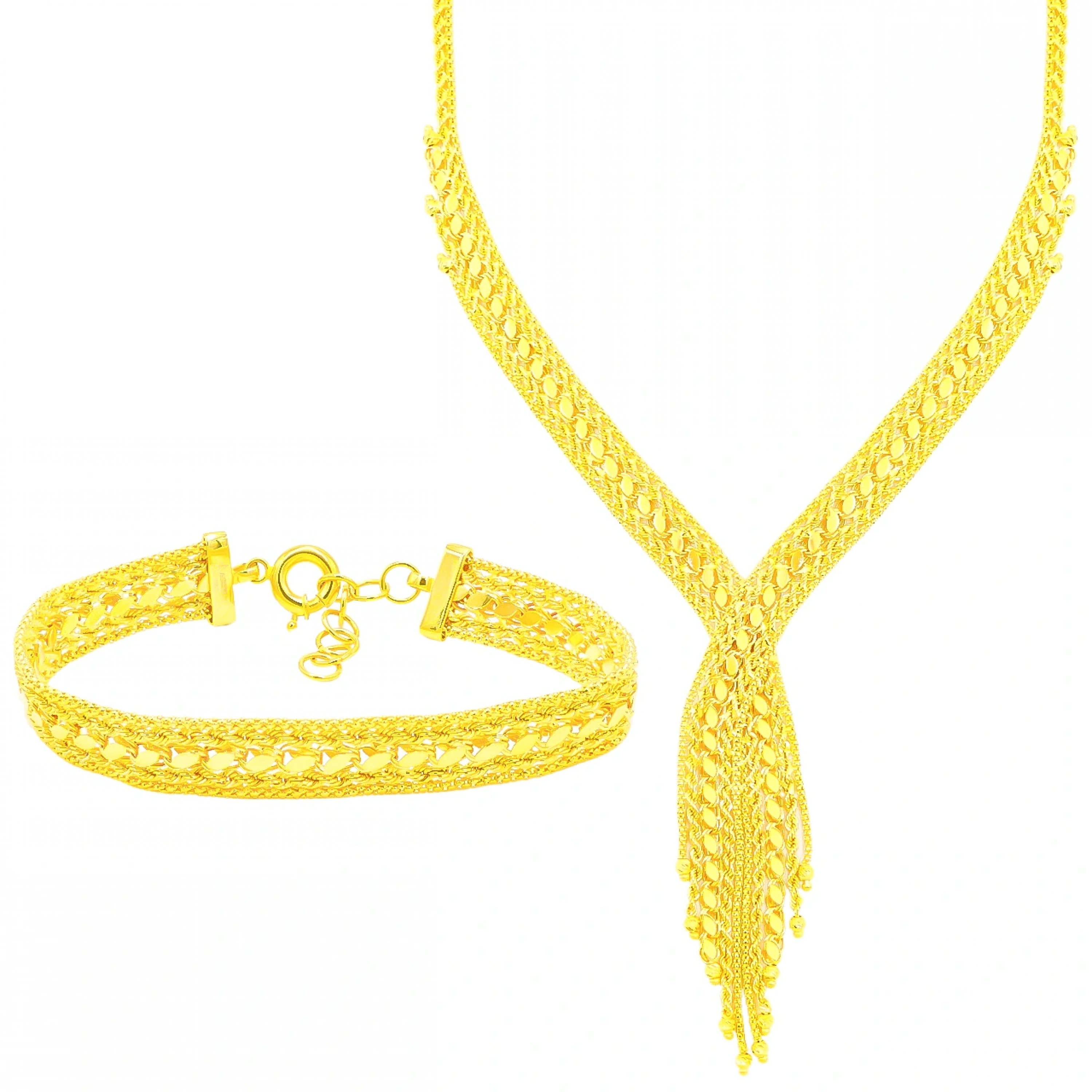 Pullu Model 14 Ayar Altın Set