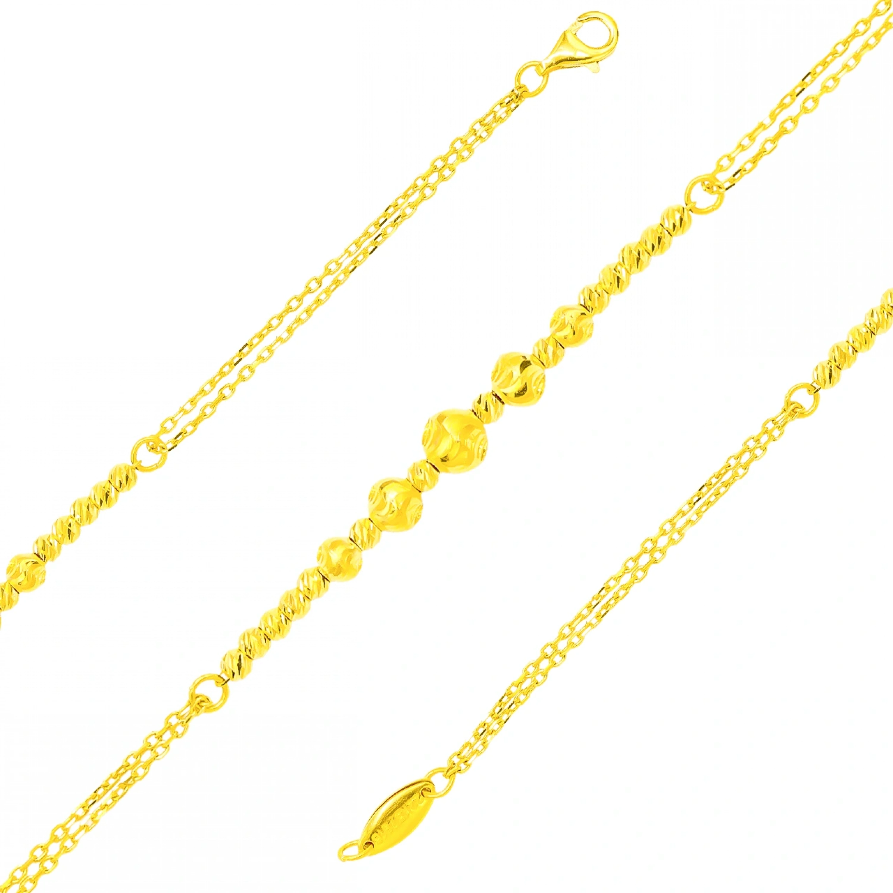 Dorika Model 22 Ayar Altın Bileklik