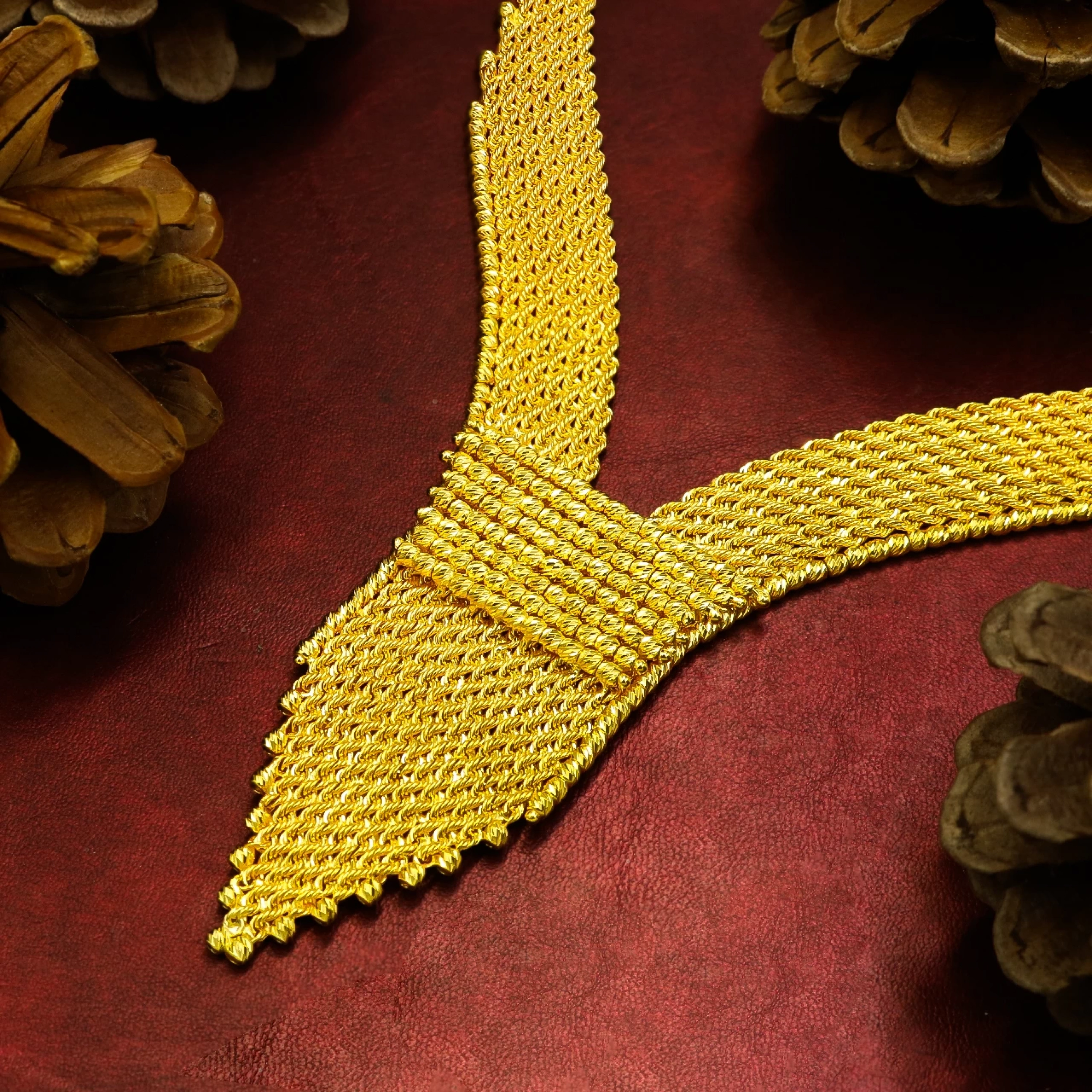 Örgü Model 8 Ayar Altın Set