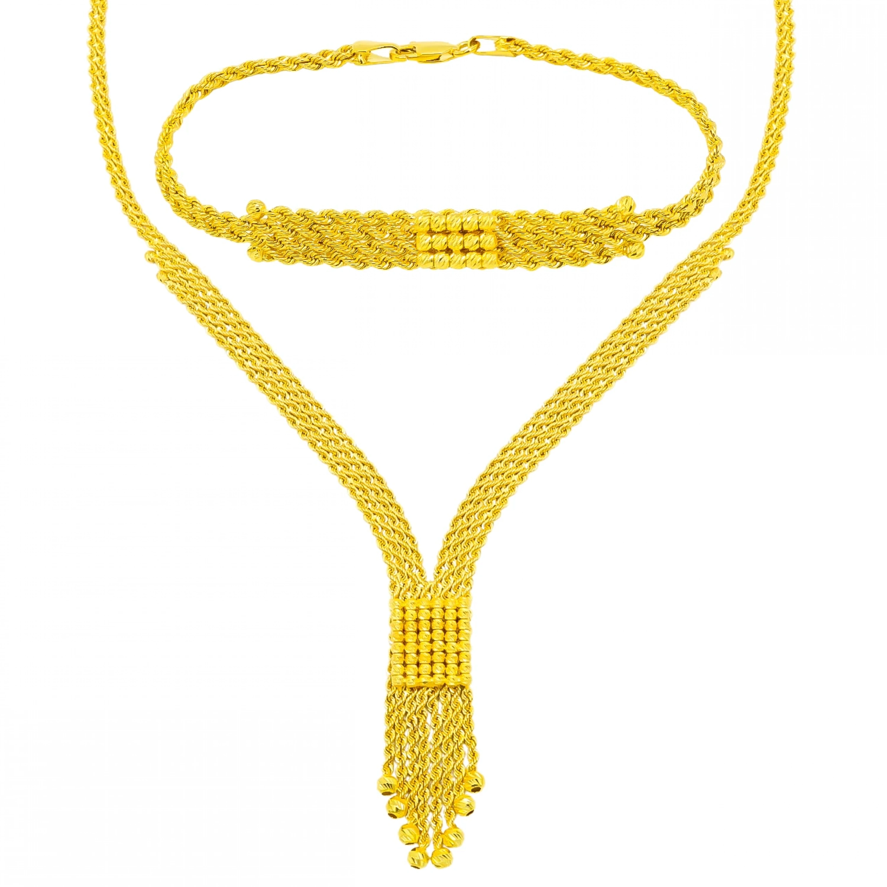 Dorika Örgü Model 8 Ayar Altın Set