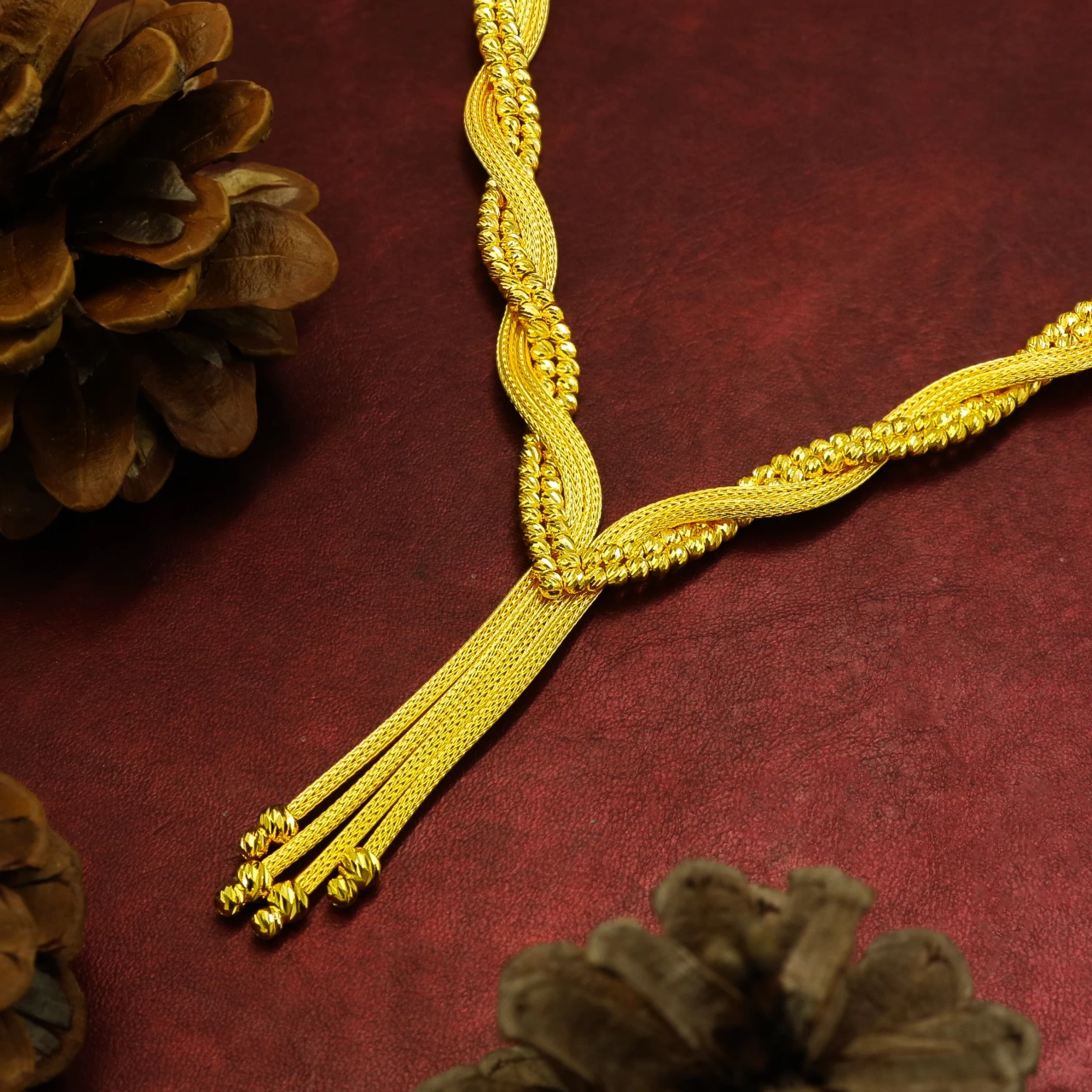 Dorika Örgü Model 8 Ayar Altın Set