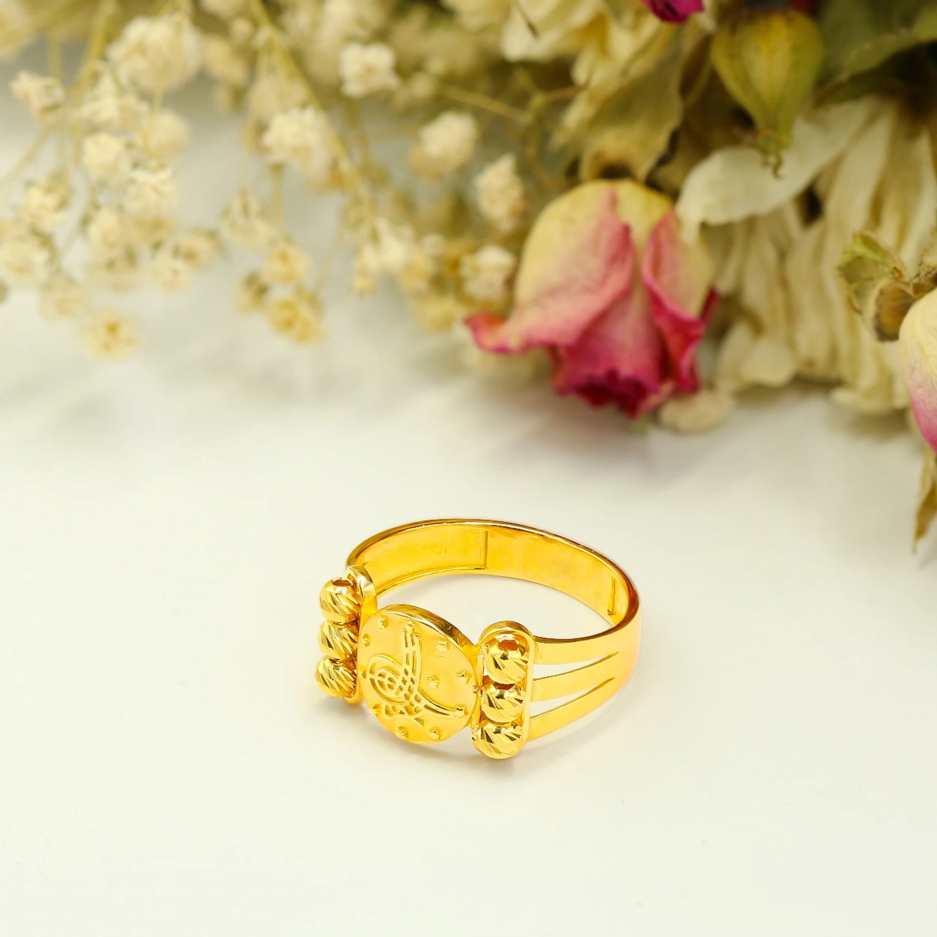 Dorika Reşat 22 Ayar Altın Yüzük