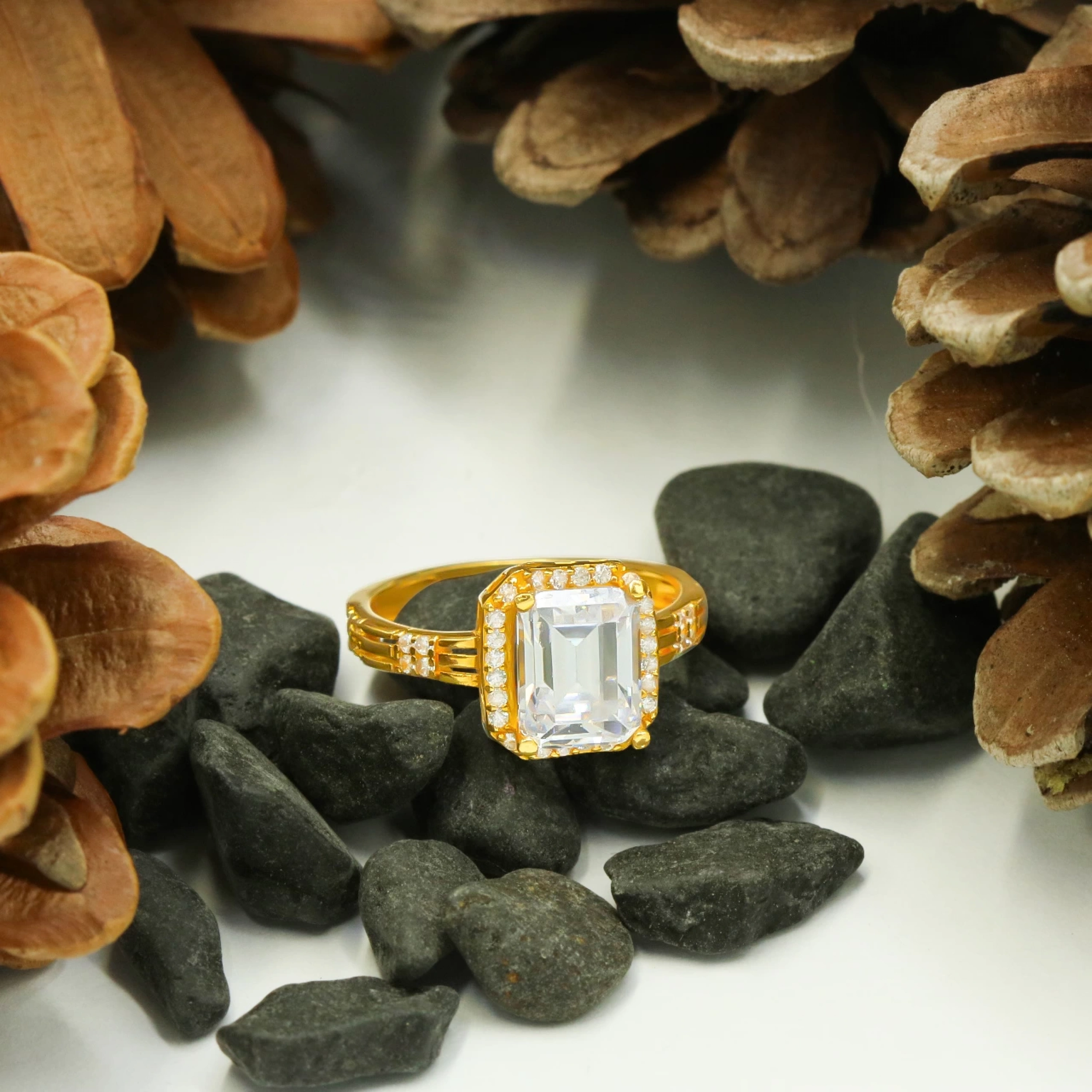 Baget 22 Ayar Altın Yüzük