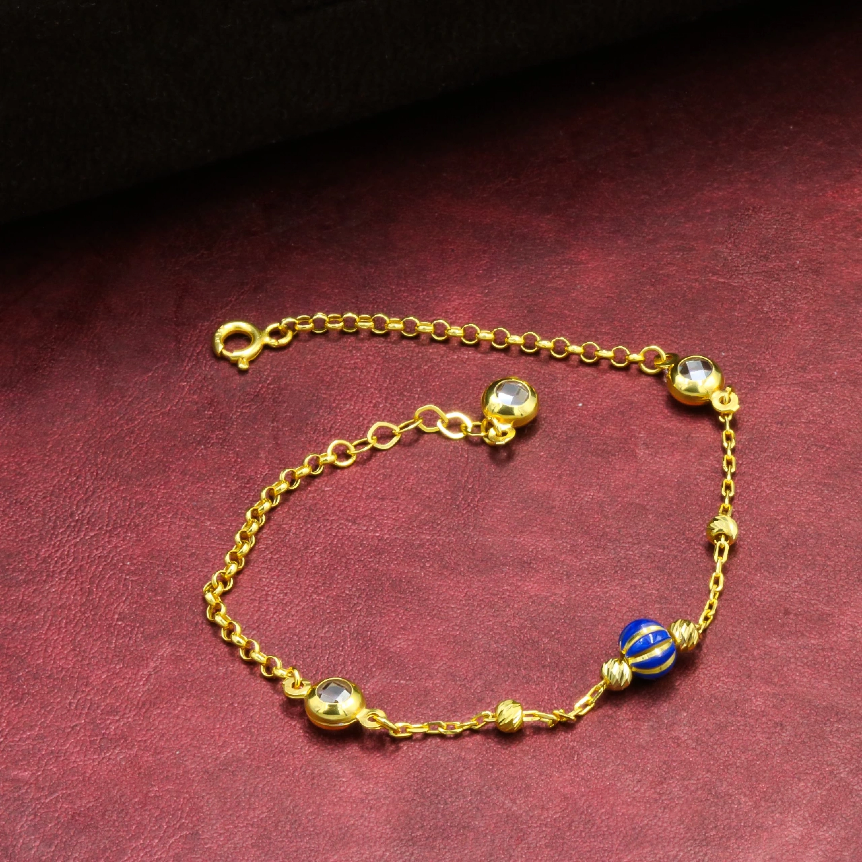 Dorika Toplu 14 Ayar Altın Bileklik