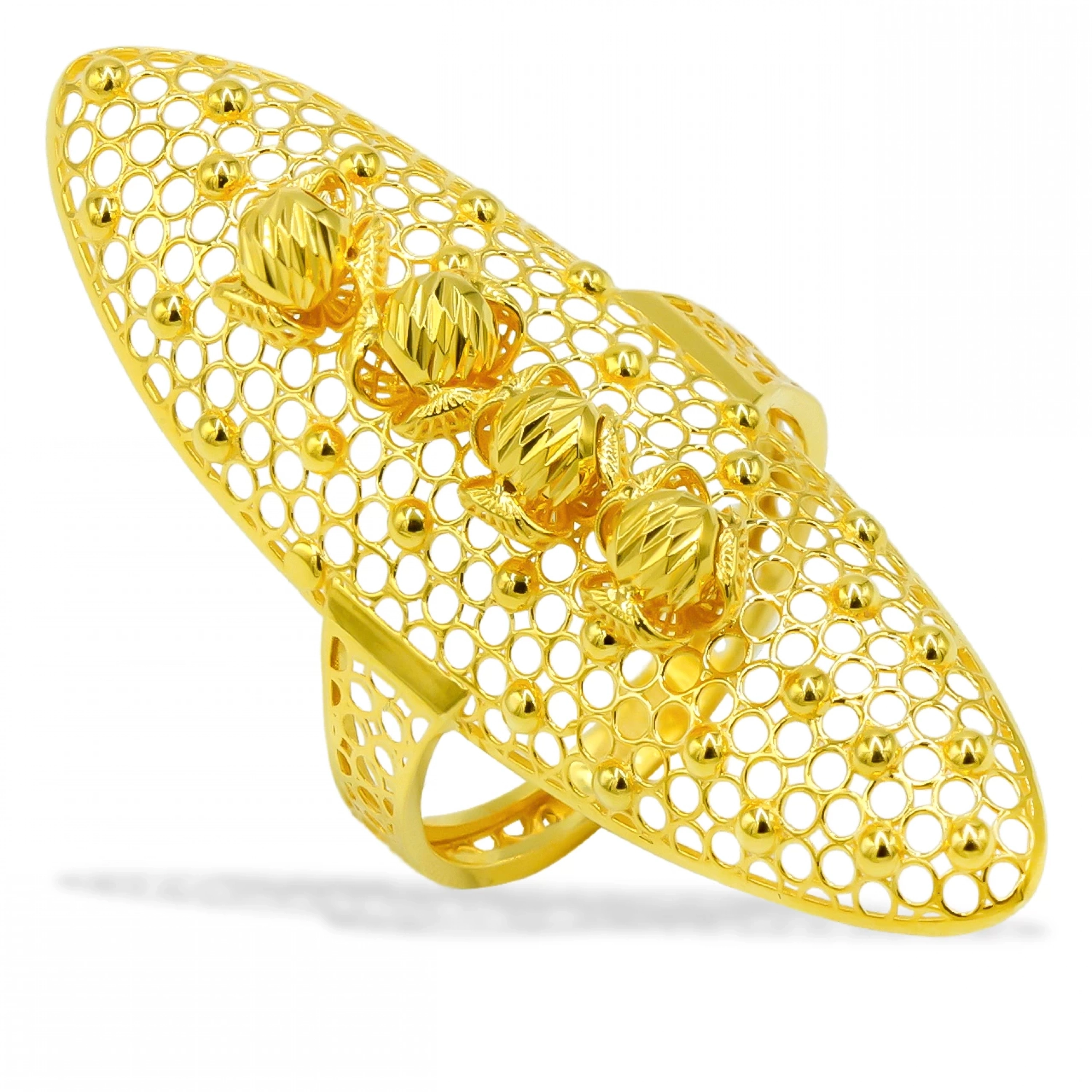 Dorika Toplu 14 Ayar Altın Yüzük