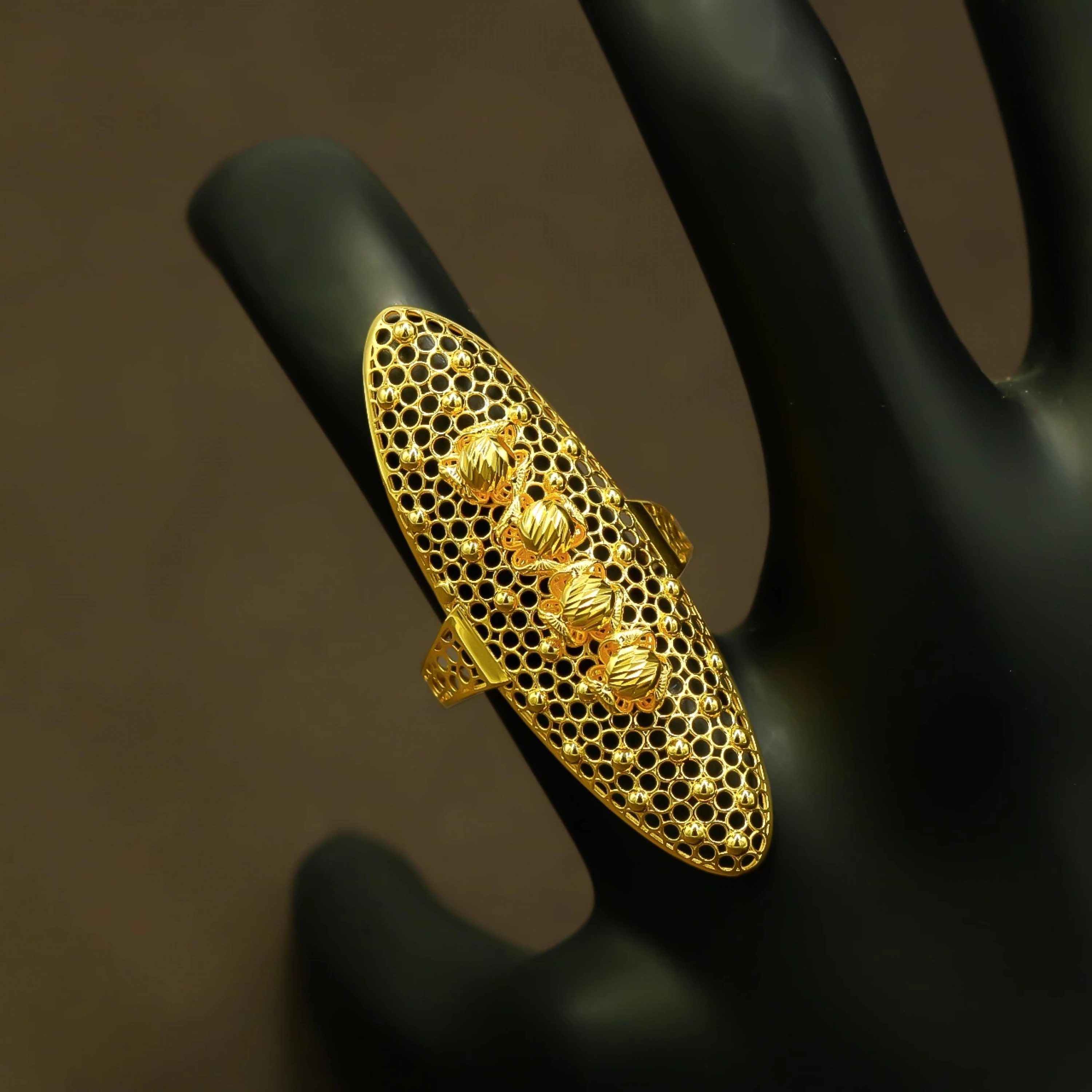 Dorika Toplu 14 Ayar Altın Yüzük