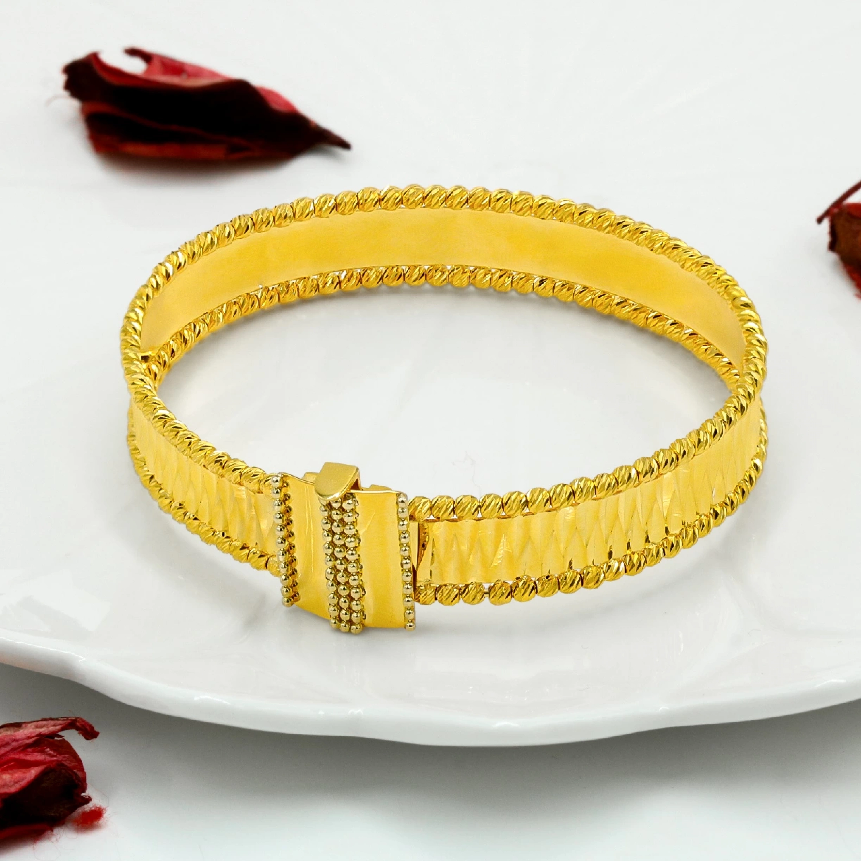 Dorika Toplu 8 Ayar Kelepçe Bilezik