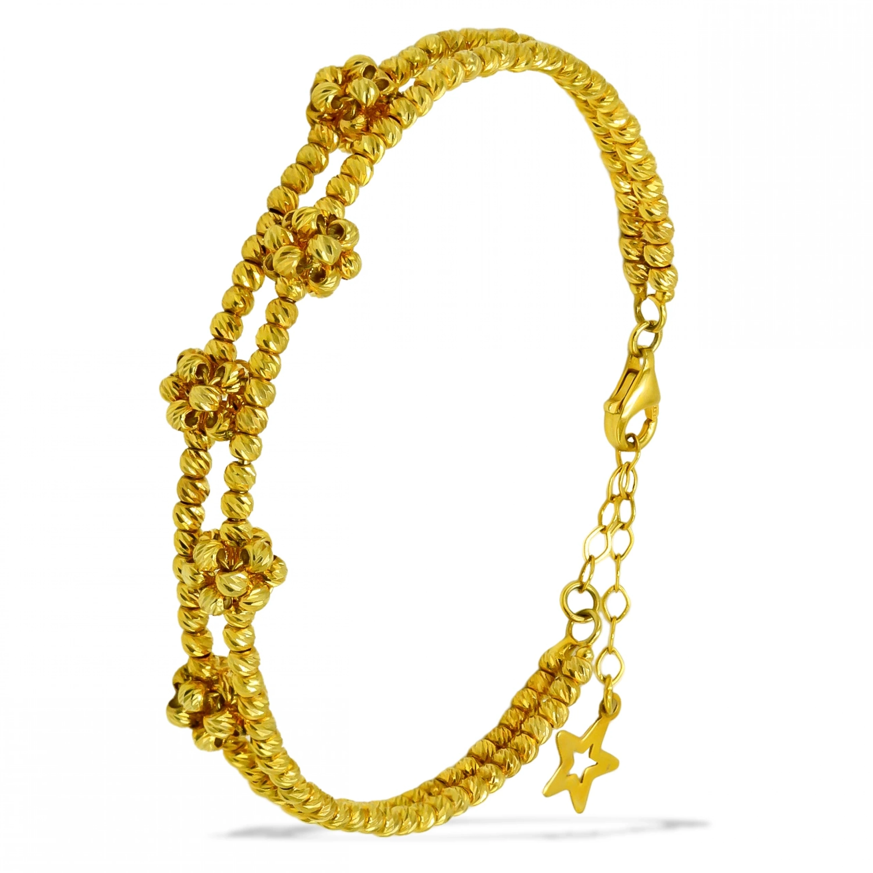 Dorika Toplu Fantezi 8 Ayar Kelepçe Bilezik