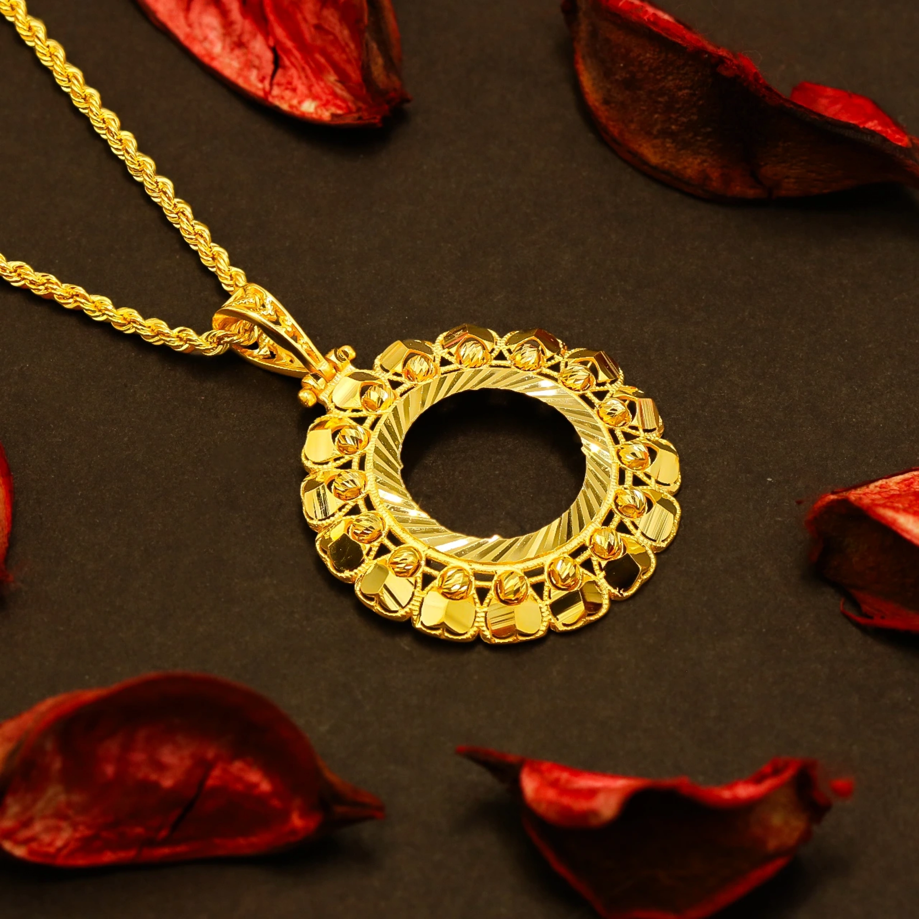 Dorika Çeyrek 22 Ayar Altın Çerçeve