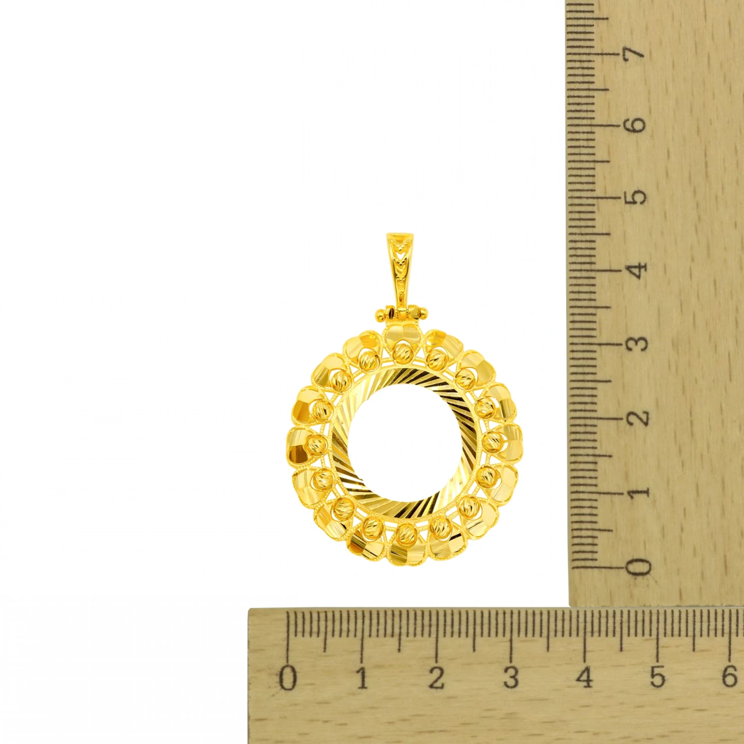 Dorika Çeyrek 22 Ayar Altın Çerçeve