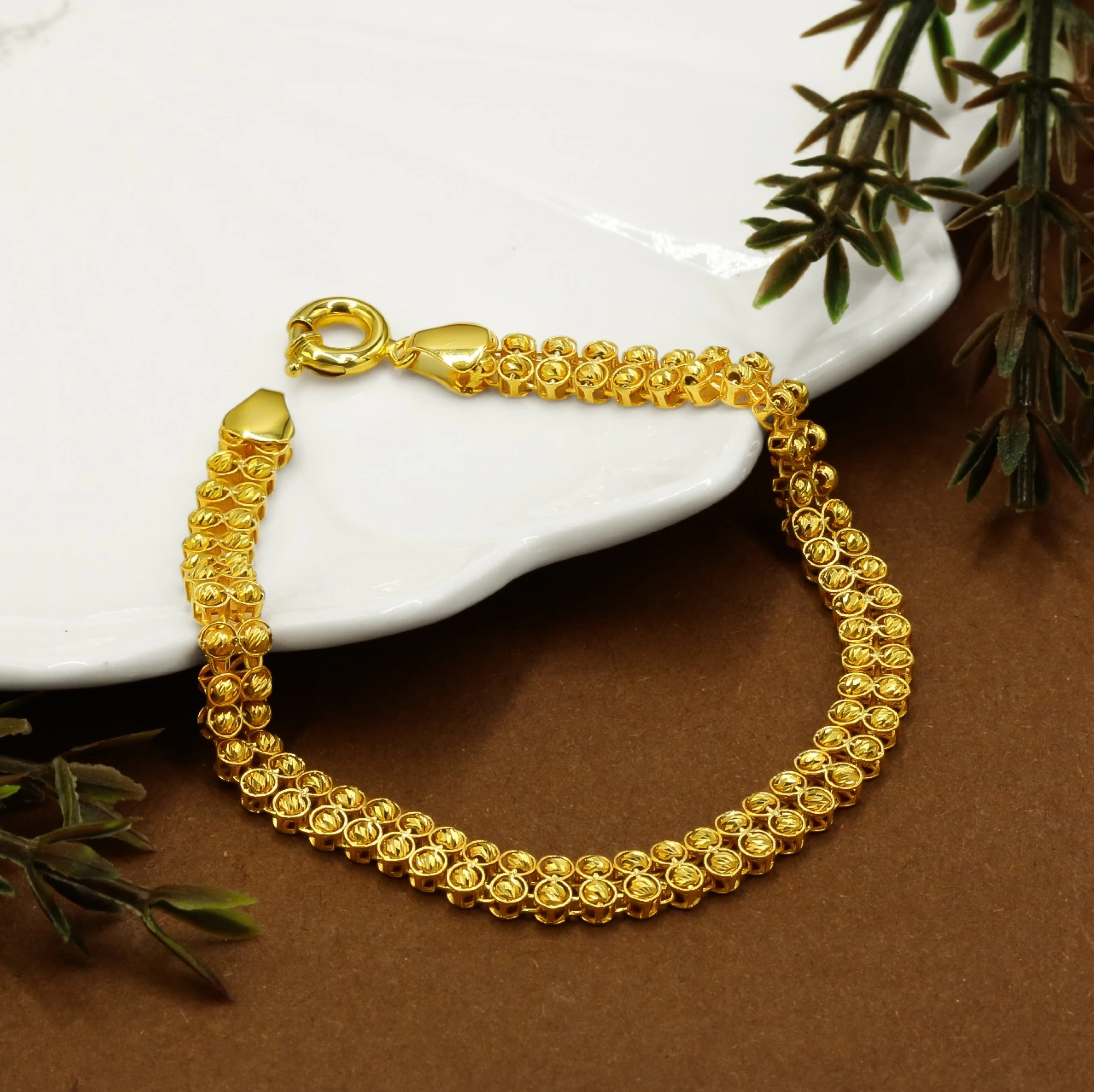 Dorikalı 14 Ayar Altın Bileklik