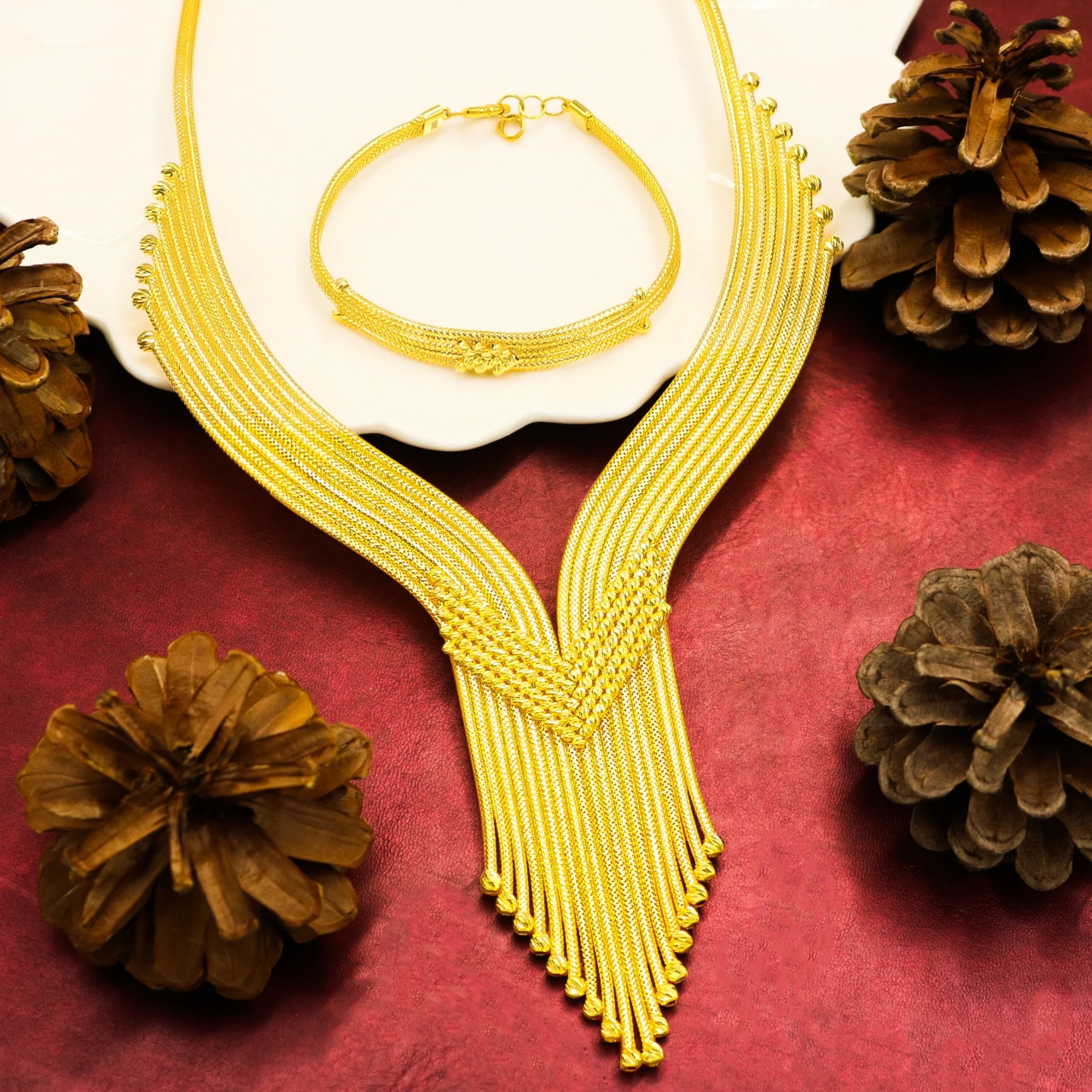 Kalze 14 Ayar Altın Set