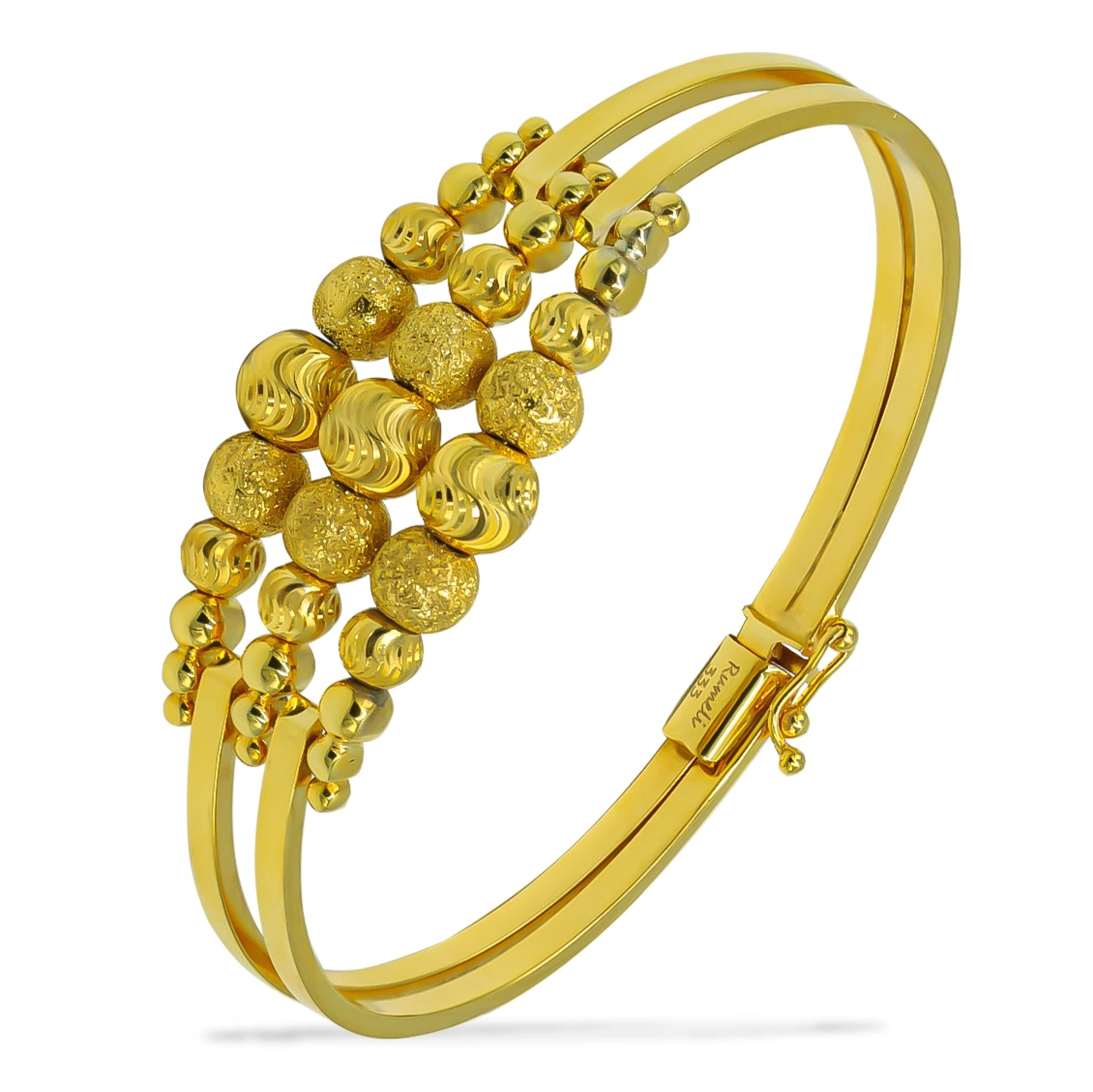 Dorikalı Kaburga 8 Ayar Kelepçe Bilezik