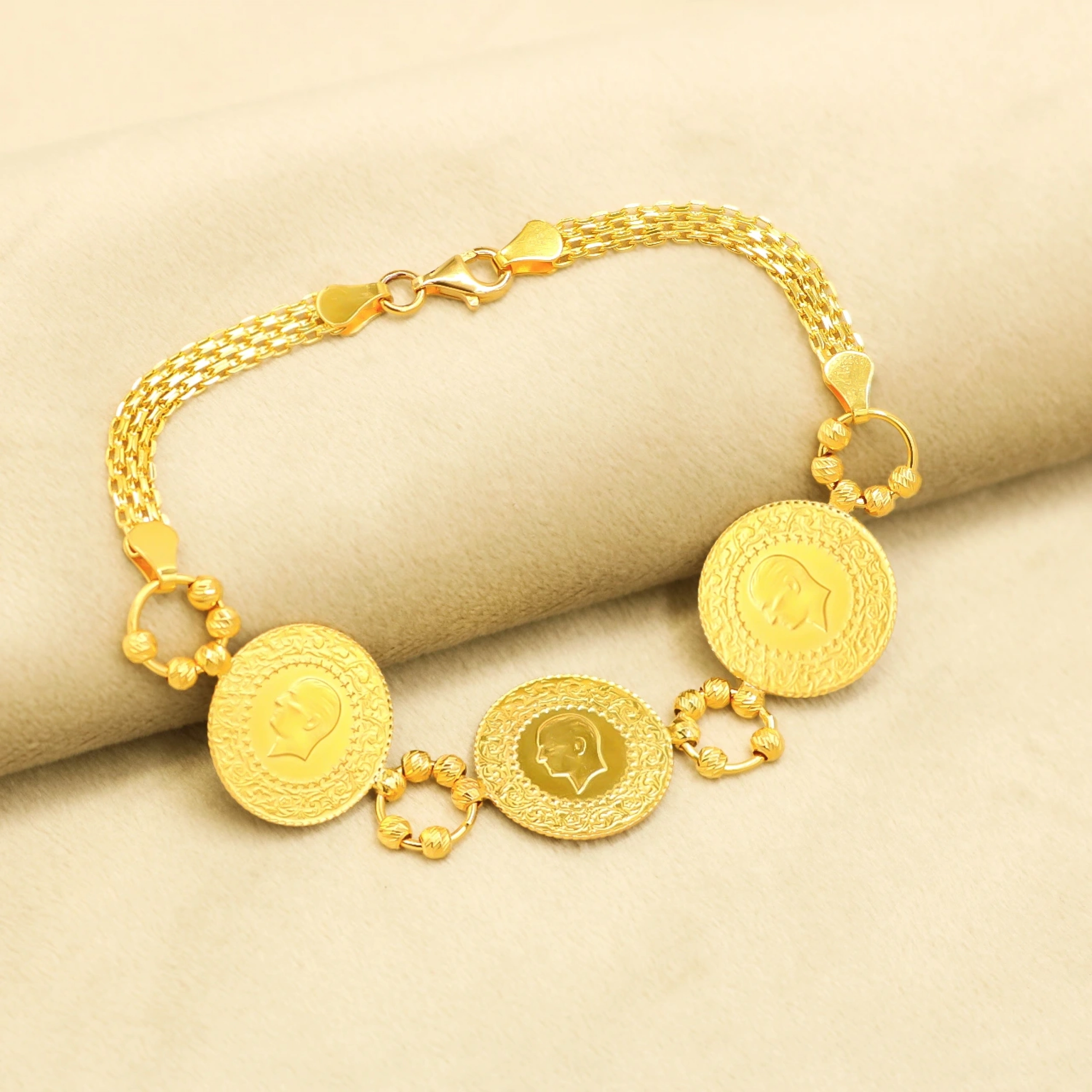 Çeyrekli 22 Ayar Altın Set