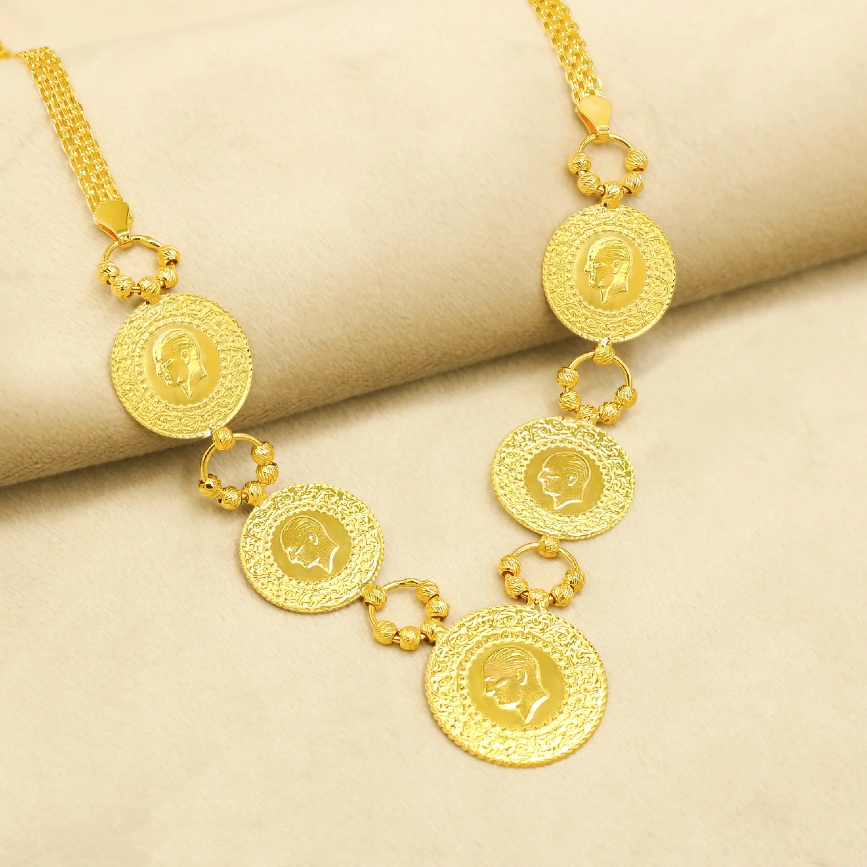 Çeyrekli 22 Ayar Altın Set