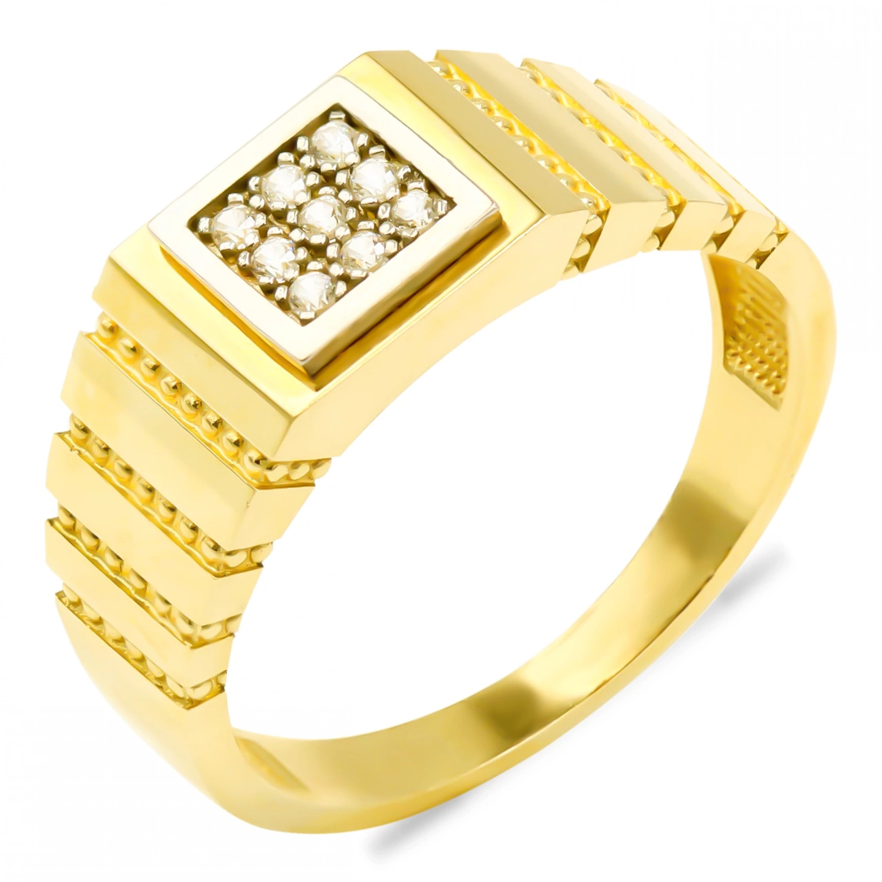 Özel Tasarım 14 Ayar Altın Erkek Yüzük