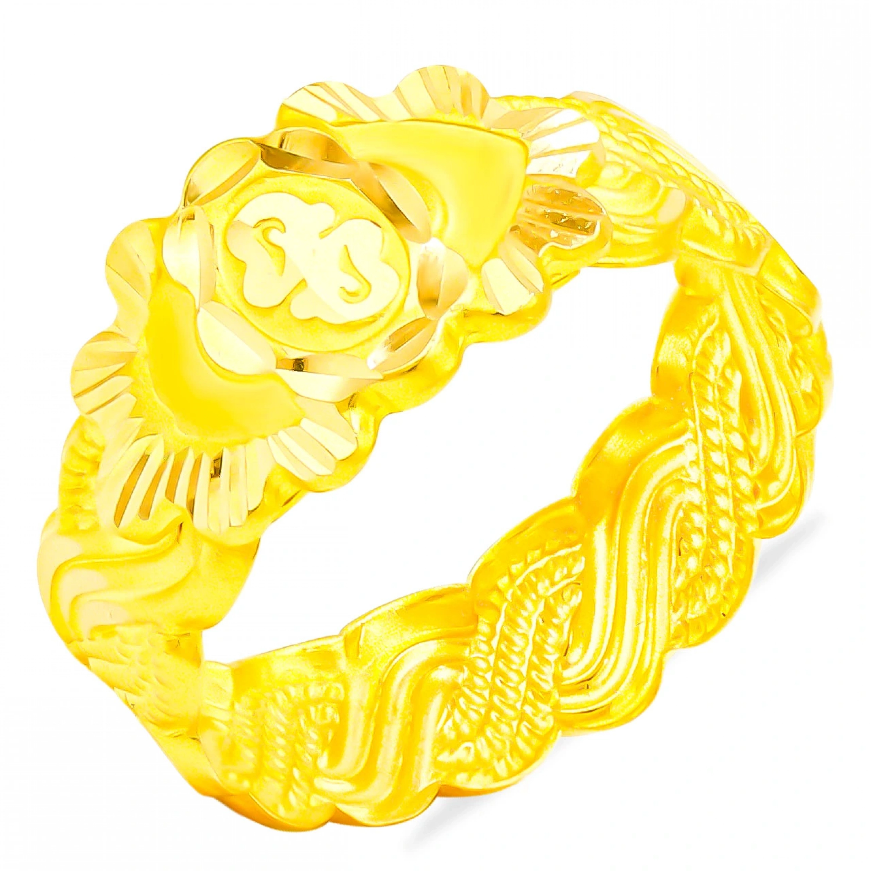 Erzurum Saç Örgüsü 22 Ayar Altın Yüzük