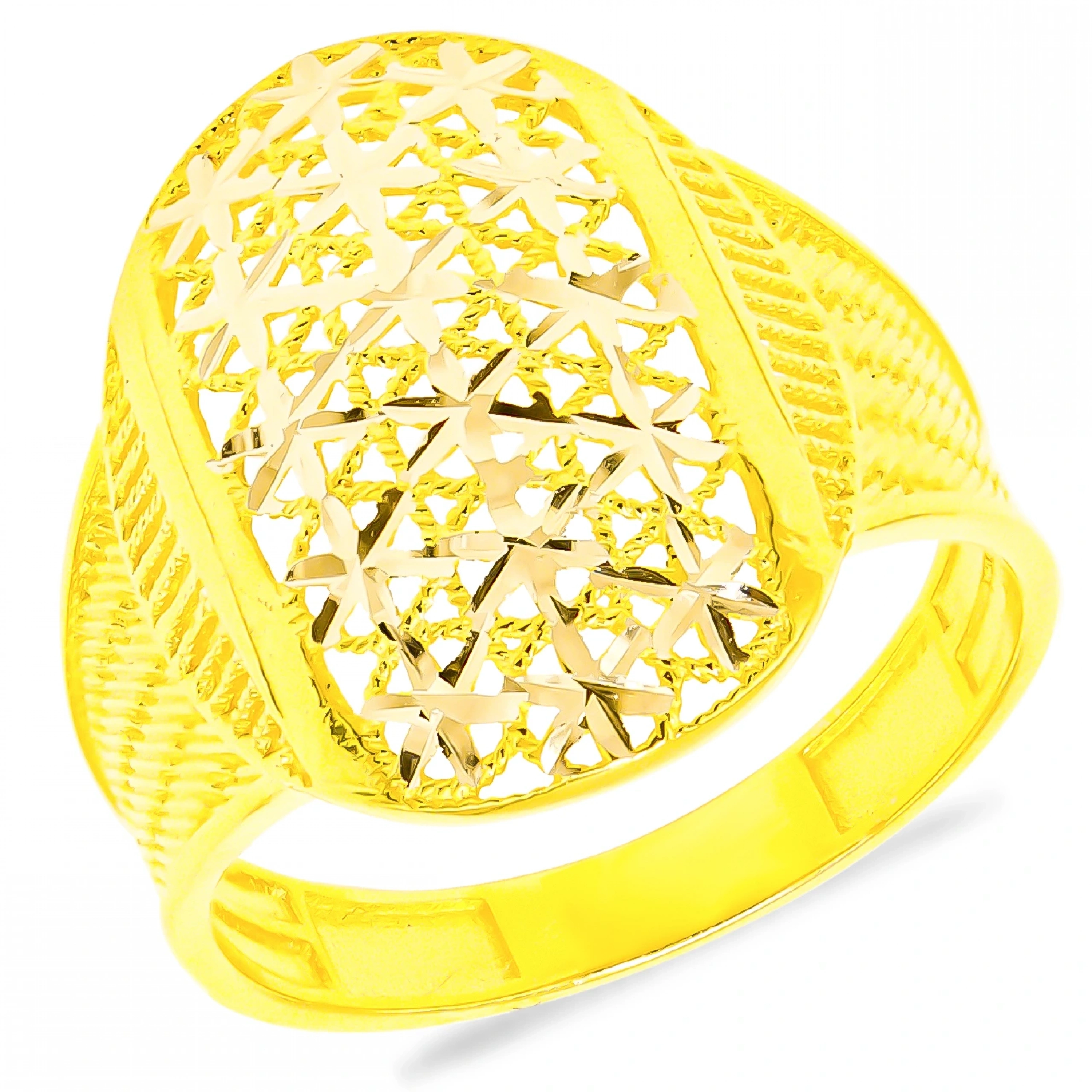 Fantezi Model 14 Ayar Altın Yüzük