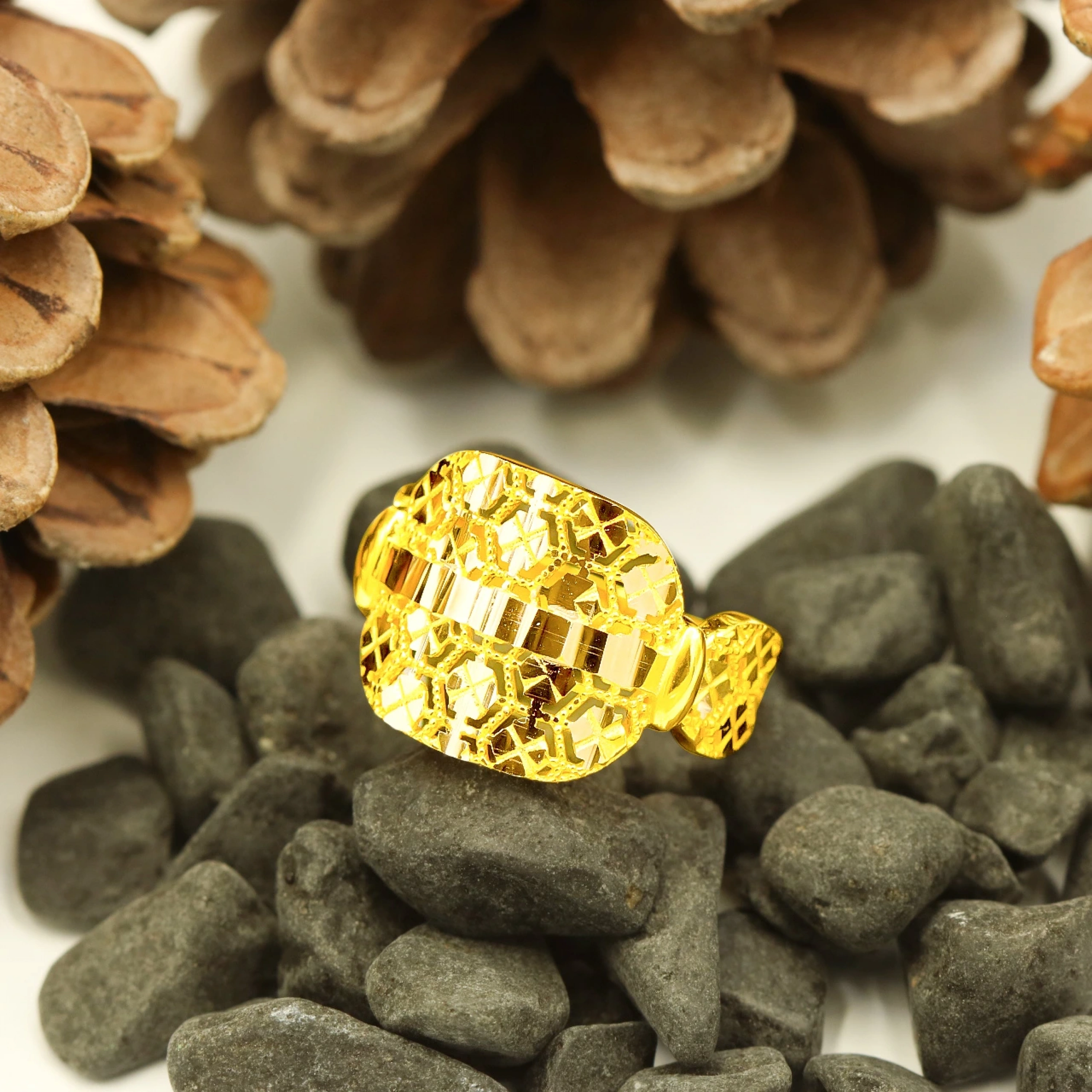 Fantezi 14 Ayar Altın Yüzük