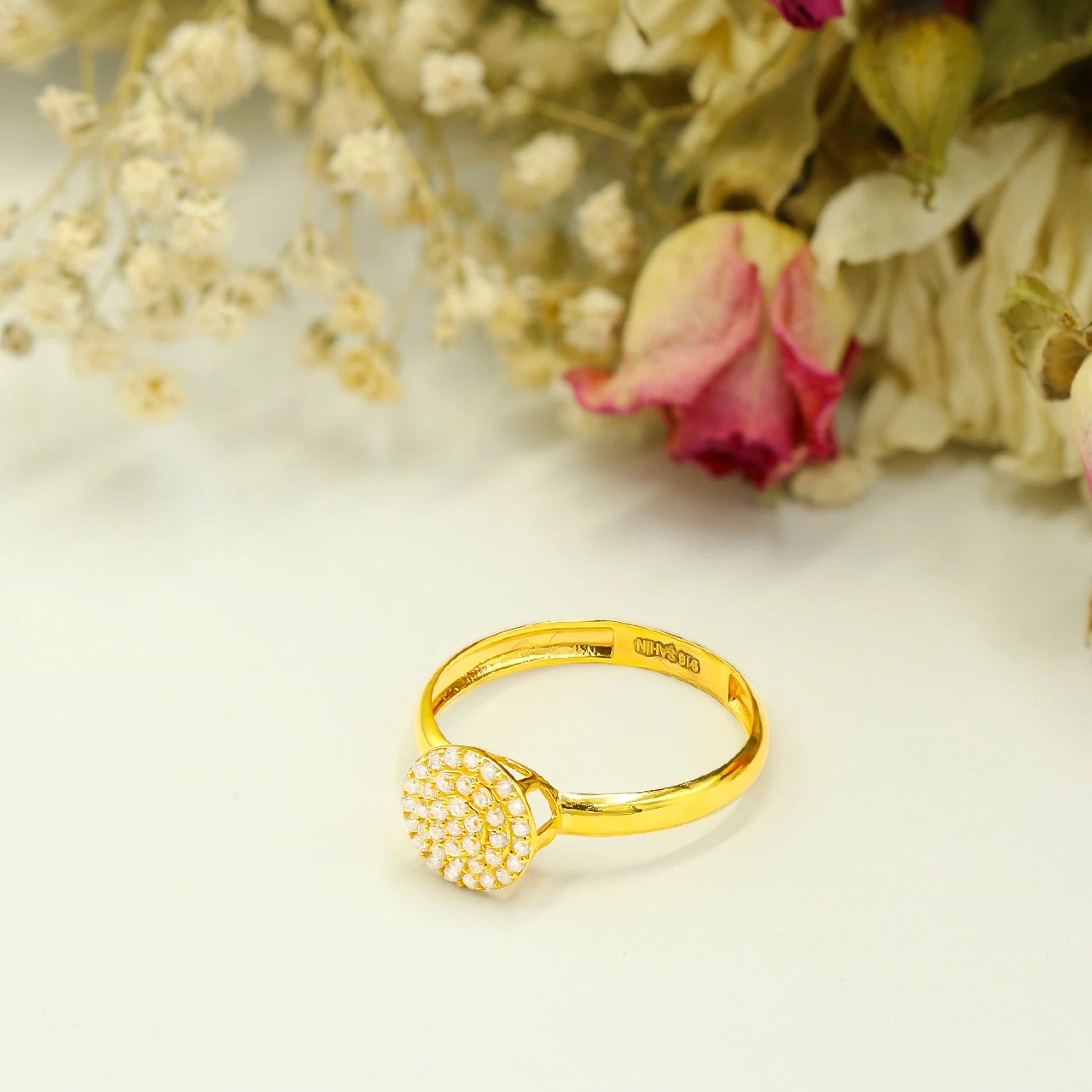 Fantezi 22 Ayar Altın Yüzük