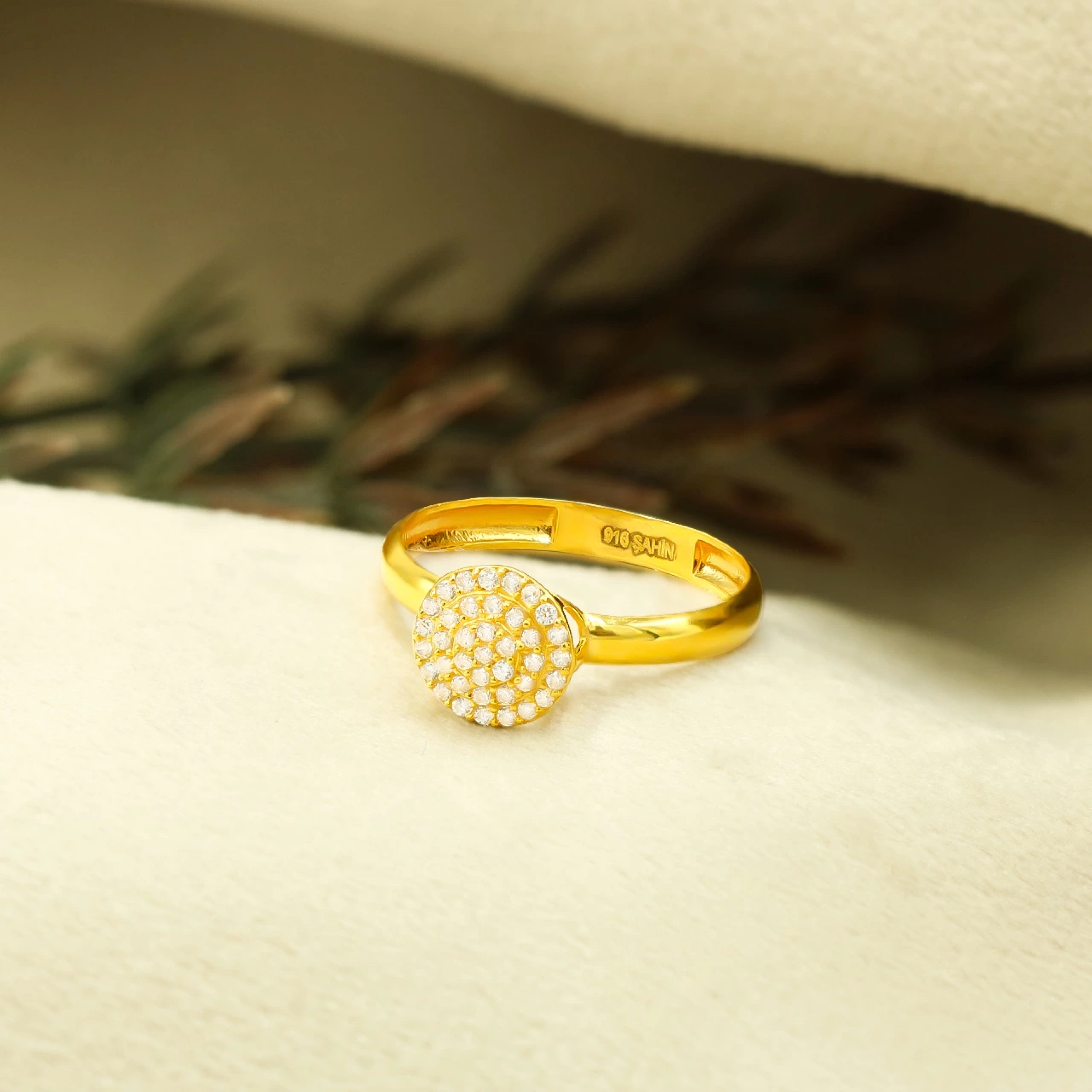 Fantezi 22 Ayar Altın Yüzük