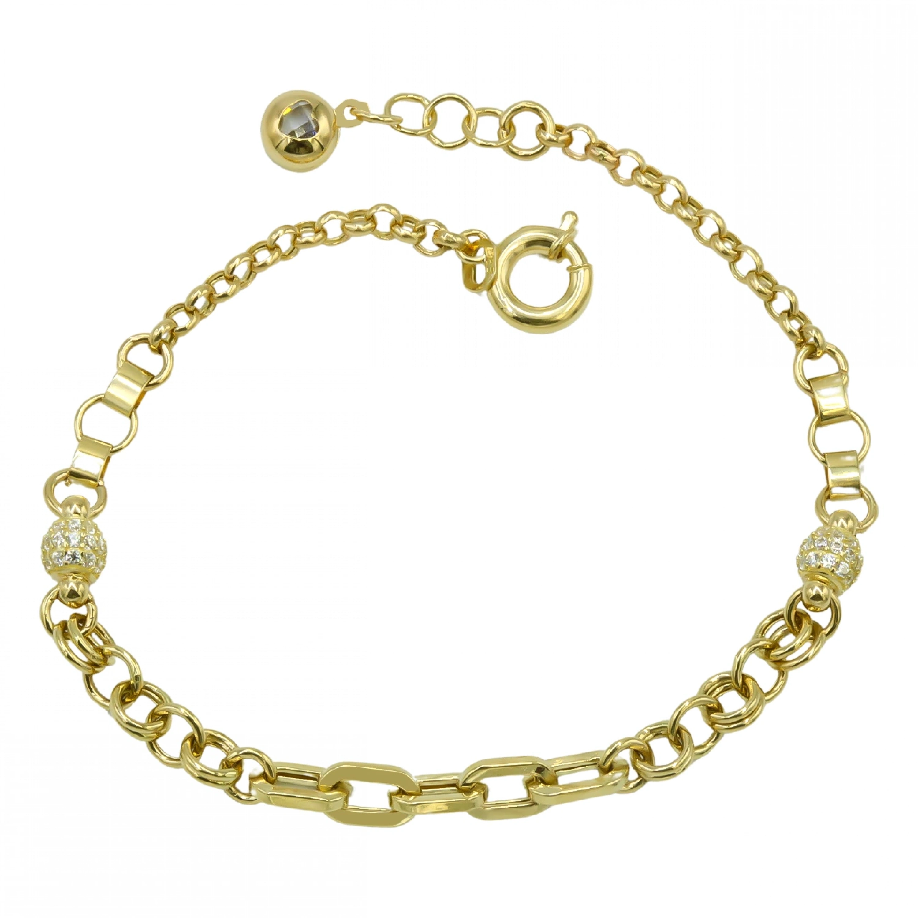 Figaro 14 Ayar Altın Bileklik